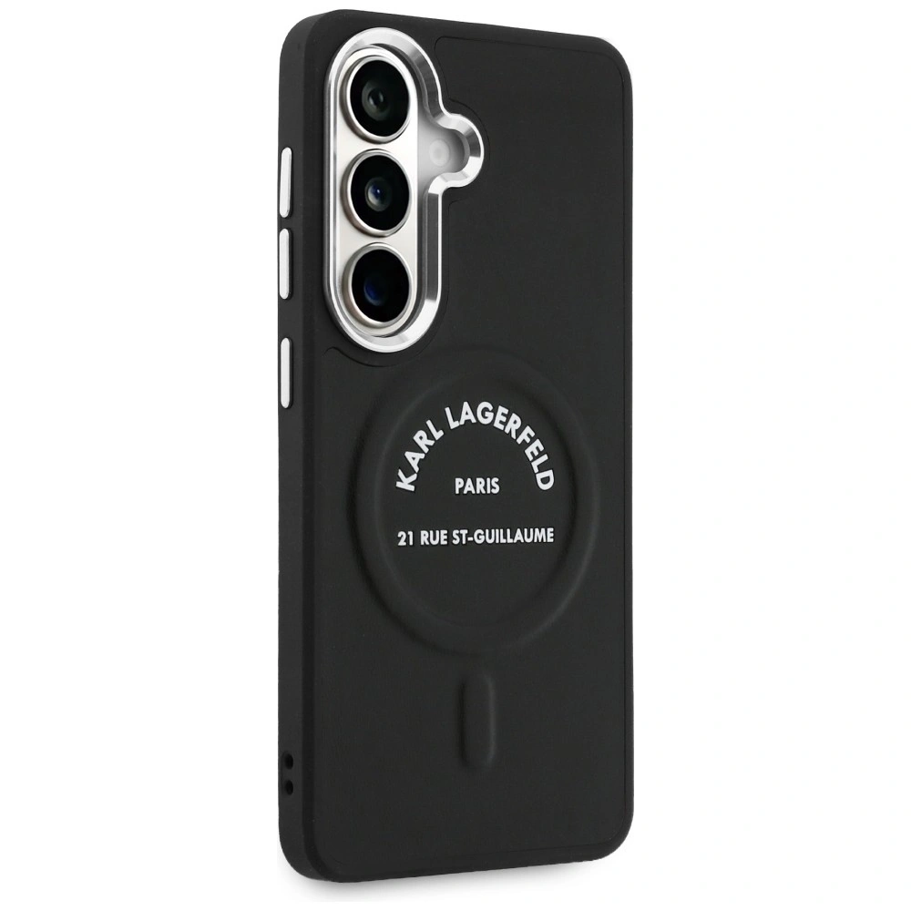Kryt Karl Lagerfeld Embossed Ring RSG Logo MagSafe Samsung Galaxy S26 black