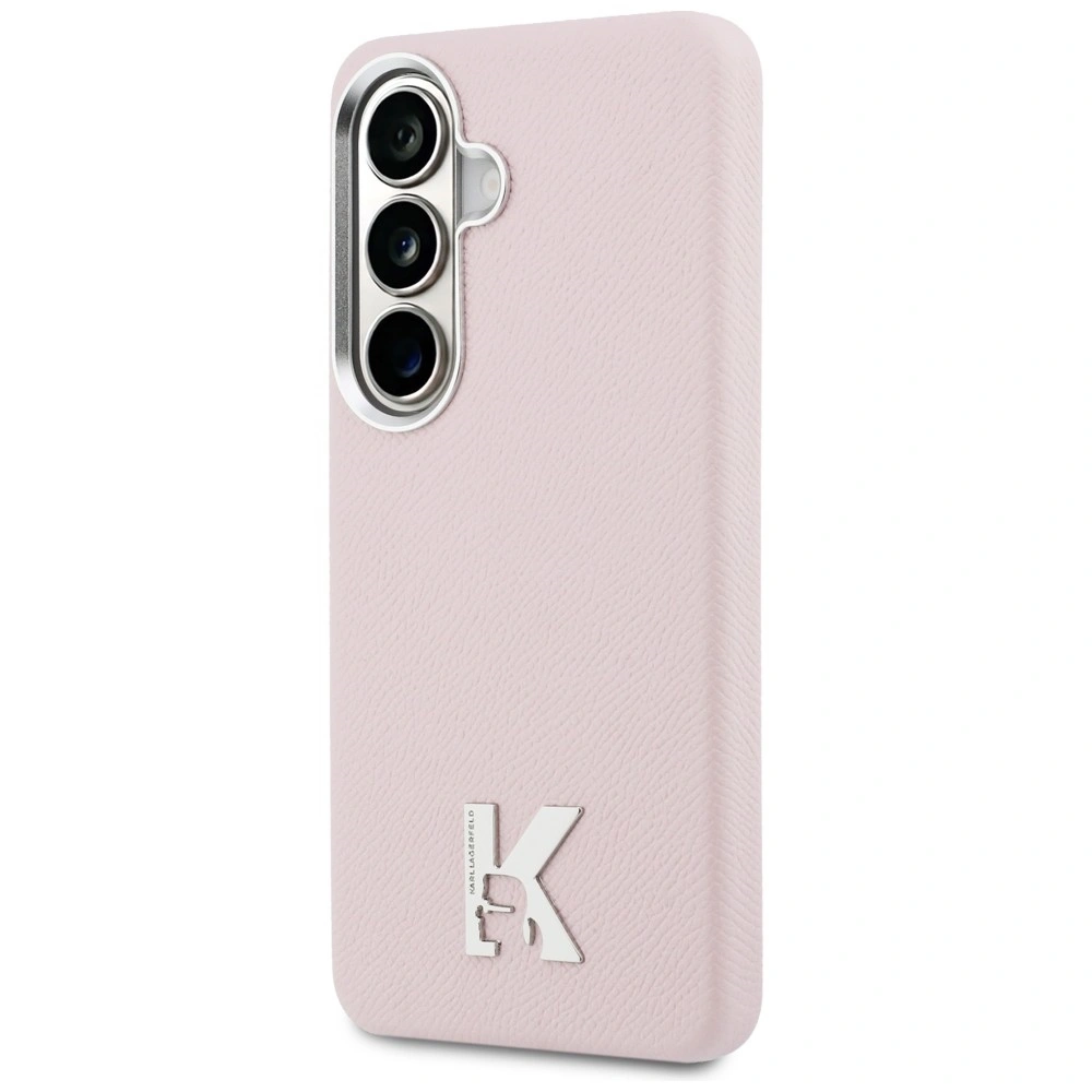 Kryt Karl Lagerfeld K Metal Logo MagSafe  Samsung Galaxy S26 pink