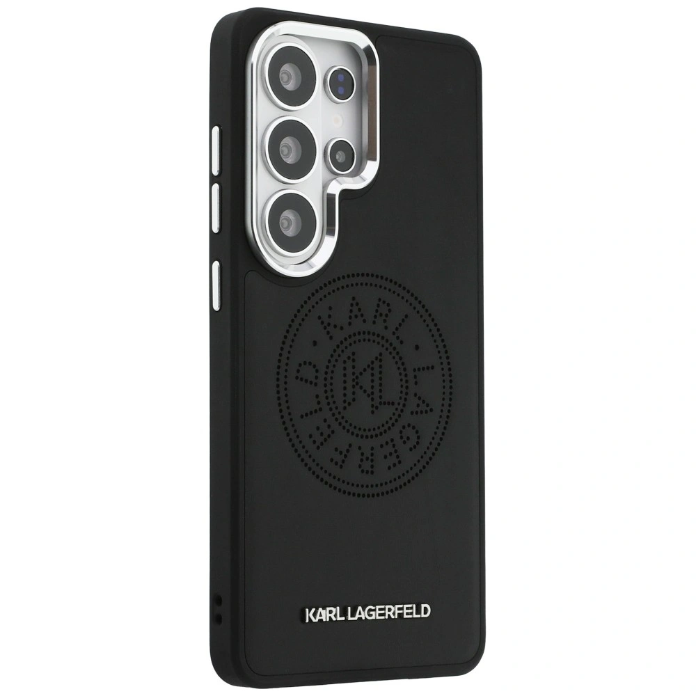 Kryt Karl Lagerfeld Perforated KL MagSafe Samsung Galaxy S26 Ultra black