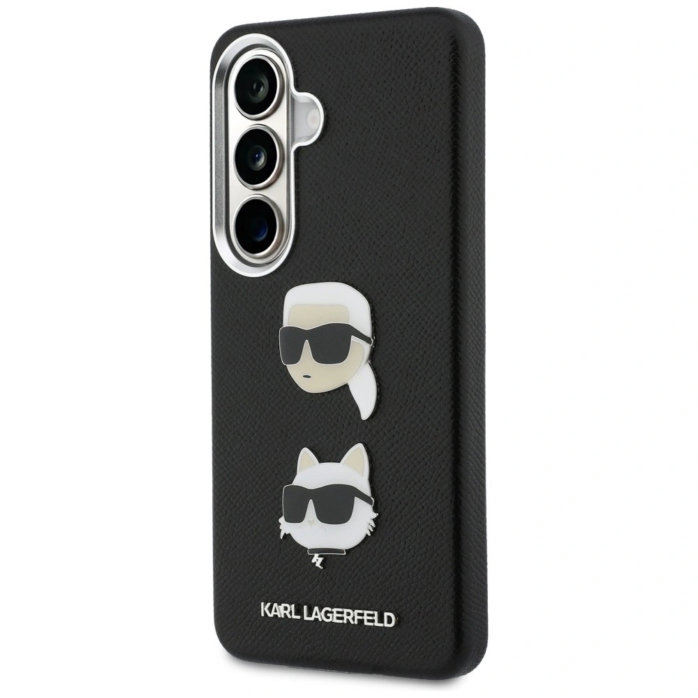 Kryt Karl Lagerfeld Saffiano Double Heads Metal Samsung Galaxy S26+ Plus black