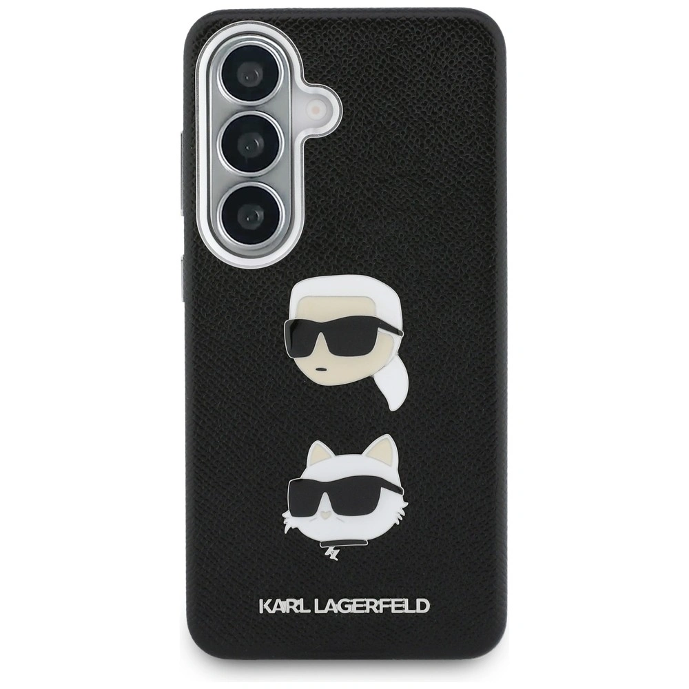 Kryt Karl Lagerfeld Saffiano Double Heads Metal Samsung Galaxy S26+ Plus black