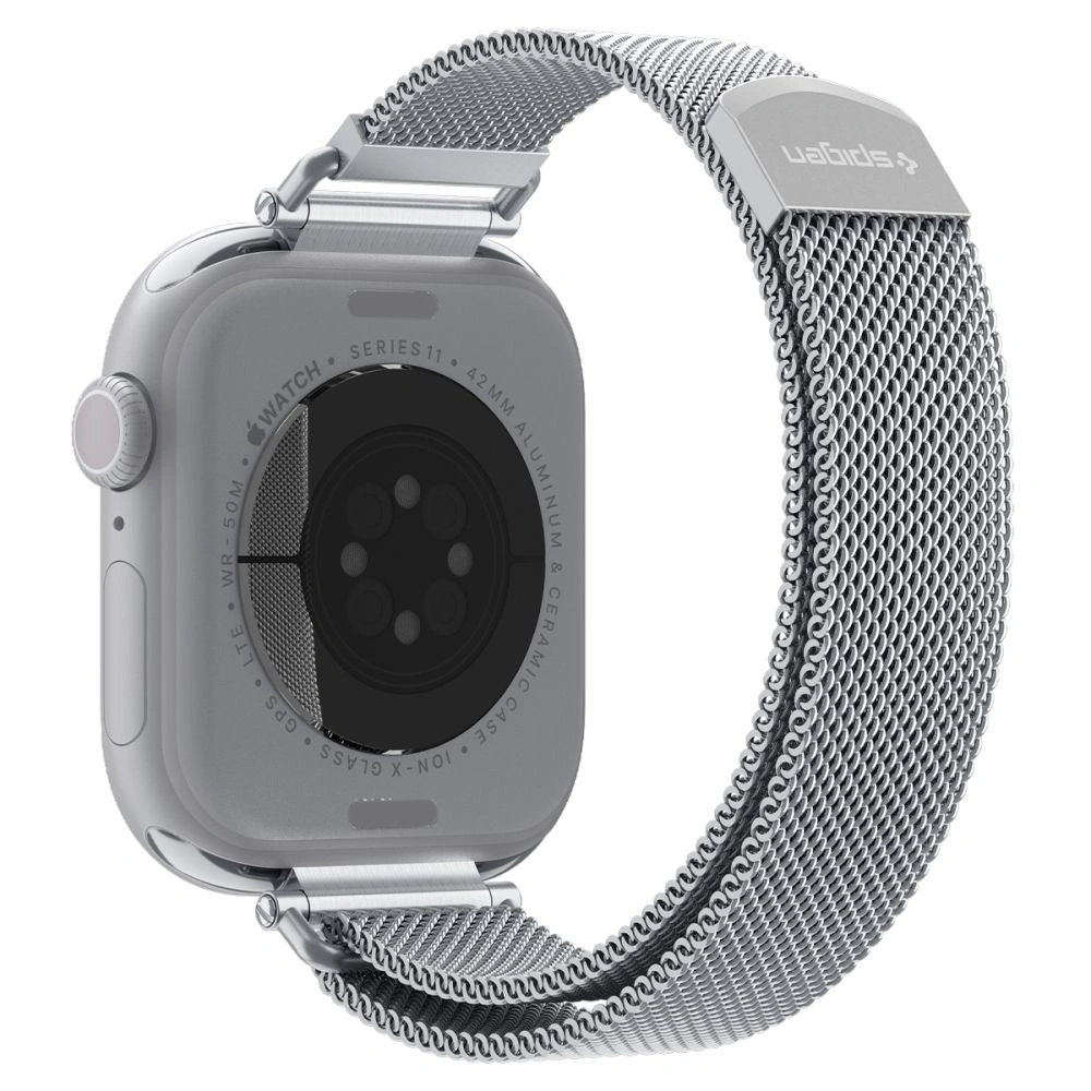 Spigen WBM4 Band Apple Watch 8 / 9 / 10 / 11 / SE 40/41/42mm Silver
