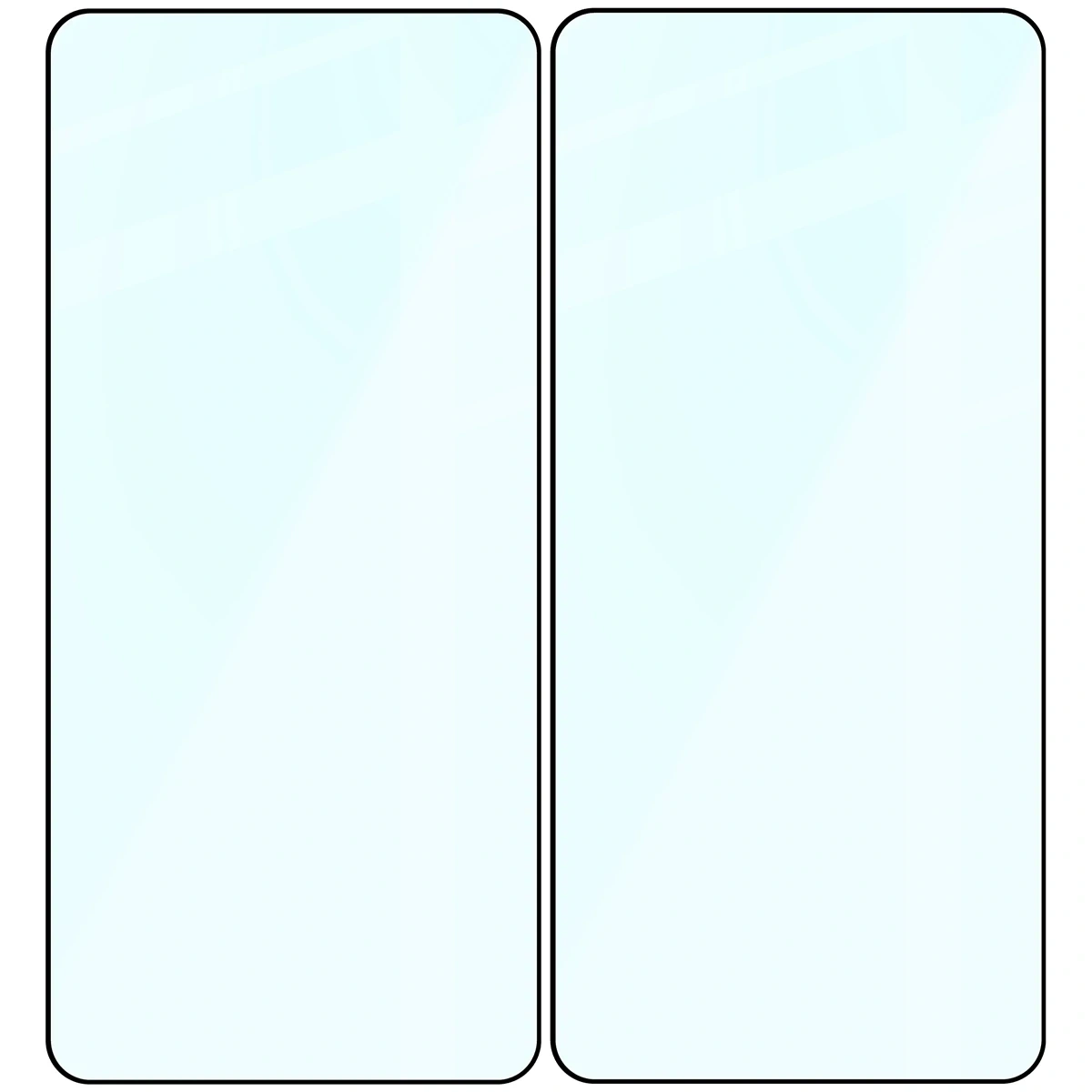Ochranné sklo Bizon Glass Clear Shadow Duo Samsung Galaxy S26+ Plus / S25 Edge, tinted [2 PACK]