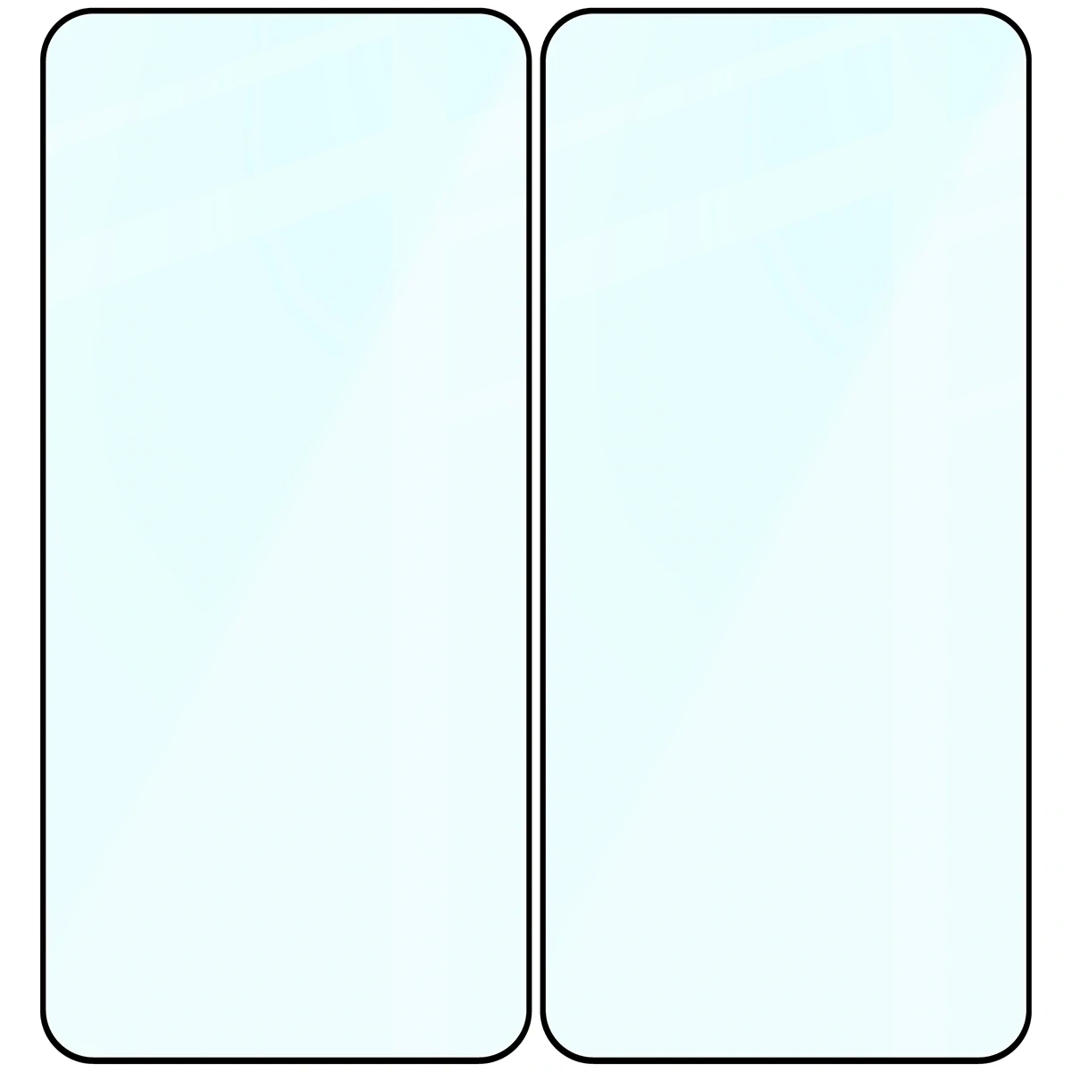 Ochranné sklo Bizon Glass Edge Duo Samsung Galaxy A57 5G, black frame [2 PACK]
