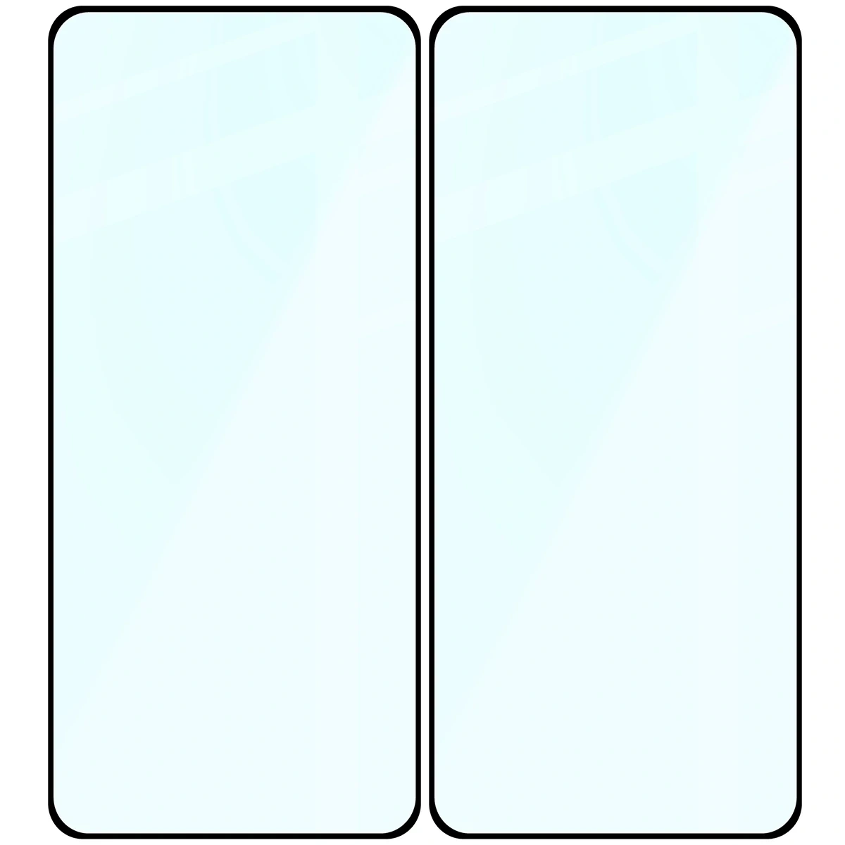 Ochranné sklo Bizon Glass Edge Duo Motorola Edge 70, black frame [2 PACK]