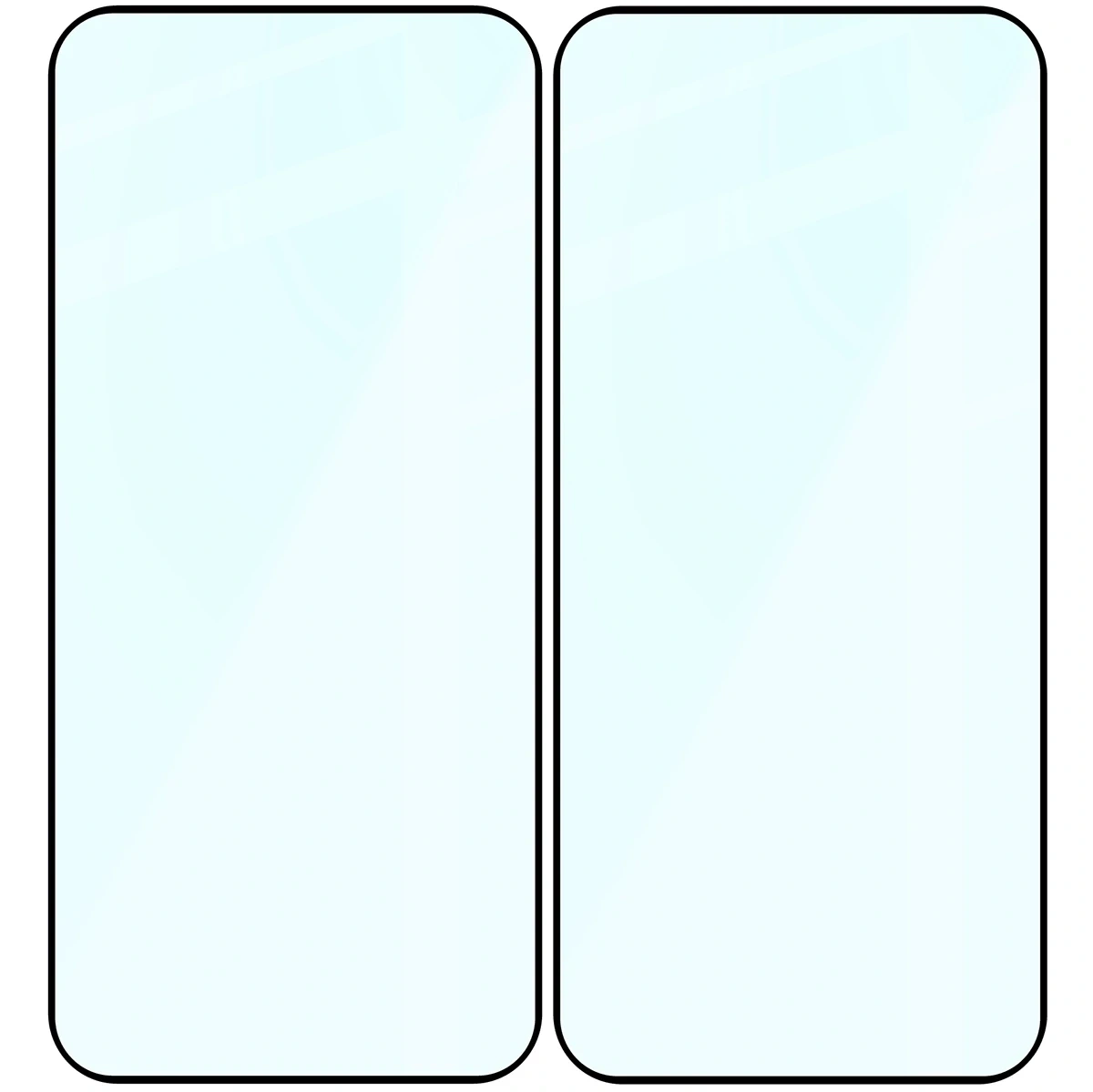 Ochranné sklo Bizon Glass Edge Duo Oppo Reno 15 / 15 F / 15 FS / A6 Pro 5G, black frame [2 PACK]
