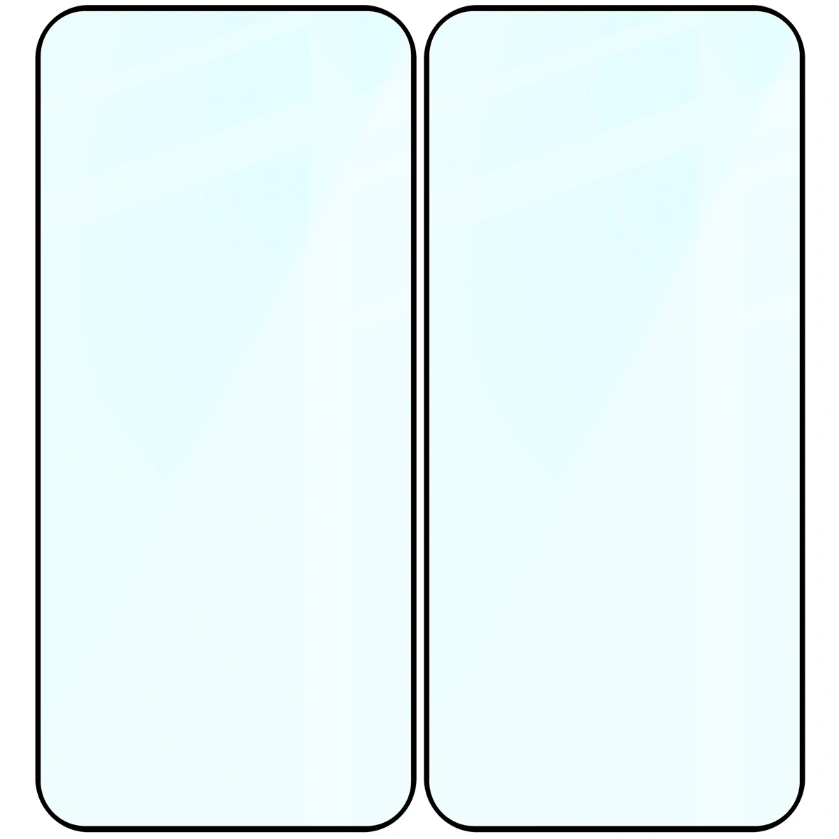 Ochranné sklo Bizon Glass Edge Duo Oppo Reno 15 Pro, black frame [2 PACK]