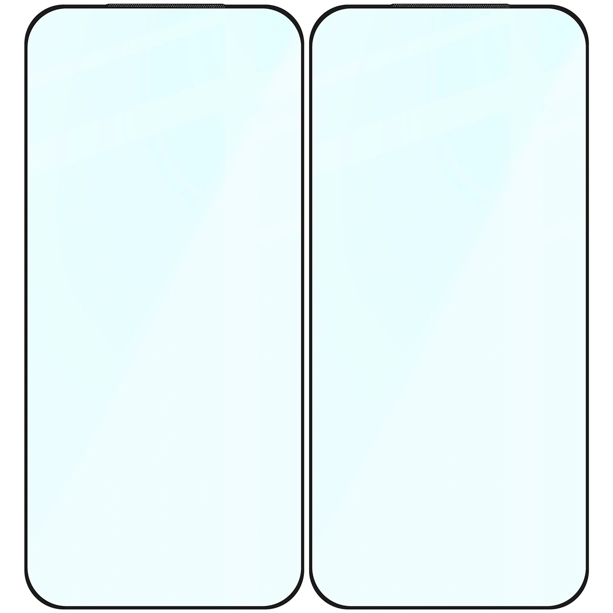 Ochranné sklo Bizon Glass Edge Duo Realme GT 8 / 8 Pro, black frame [2 PACK]
