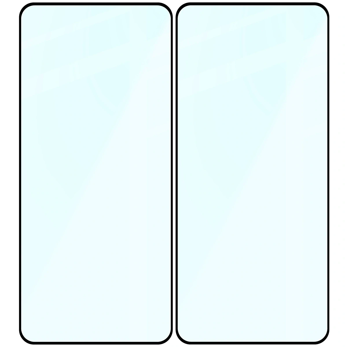 Ochranné sklo Bizon Glass Edge Duo Vivo V60 Lite 5G, black frame [2 PACK]