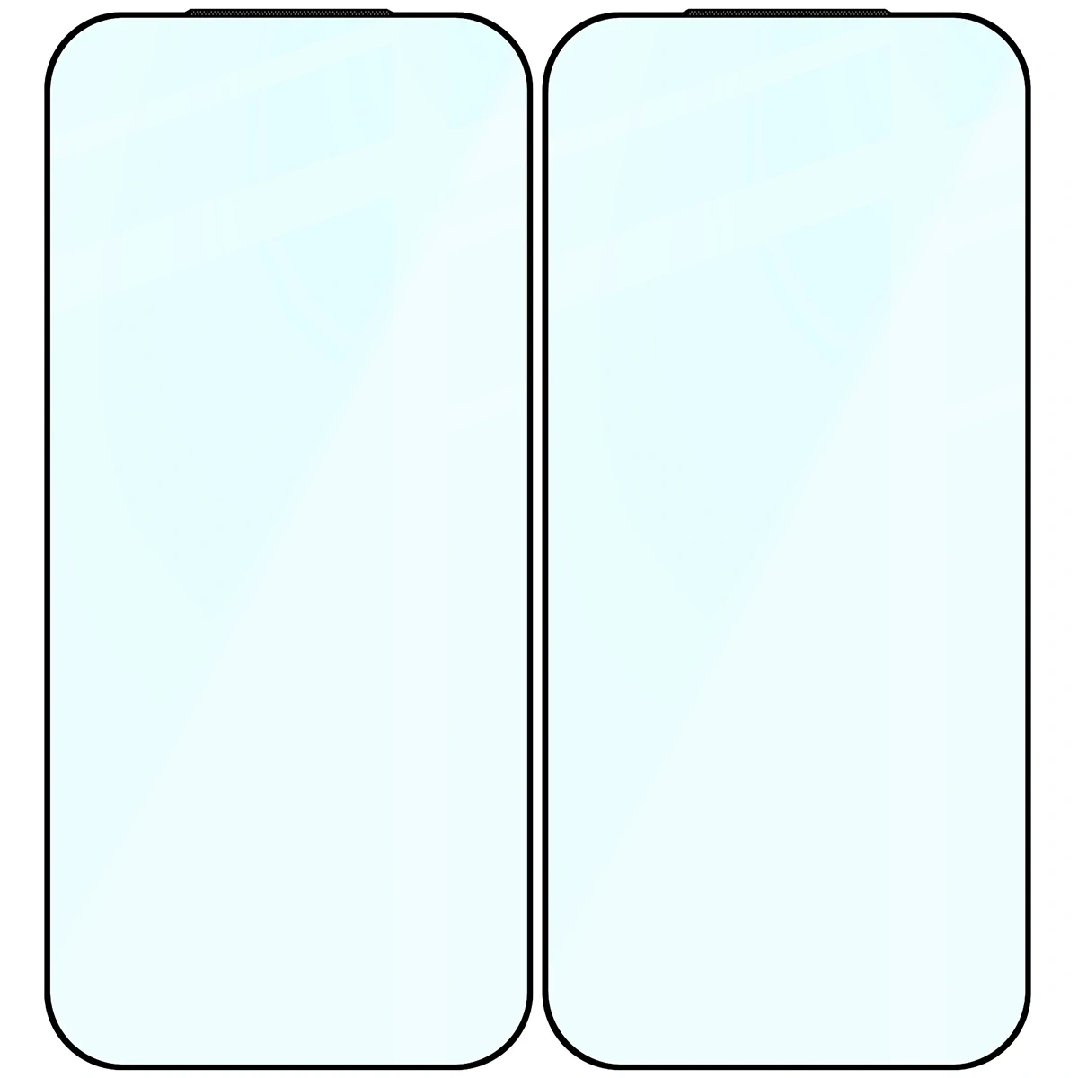 Ochranné sklo Bizon Glass Edge Duo Xiaomi 17, black frame [2 PACK]