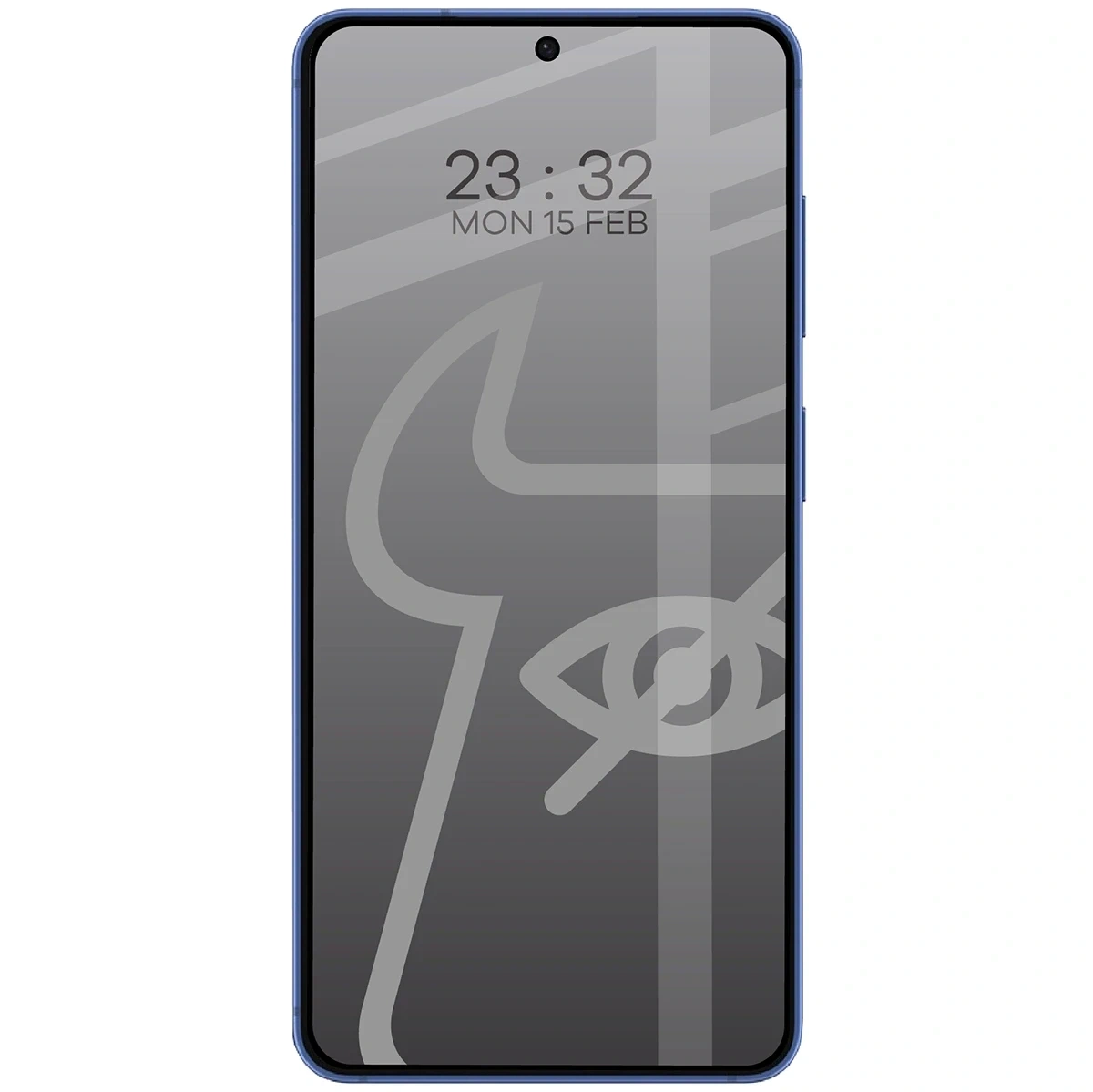 Ochranné sklo Bizon Glass Edge Shadow Duo Samsung Galaxy S26+ Plus / S25 Edge, tinted with a black frame [2 PACK]