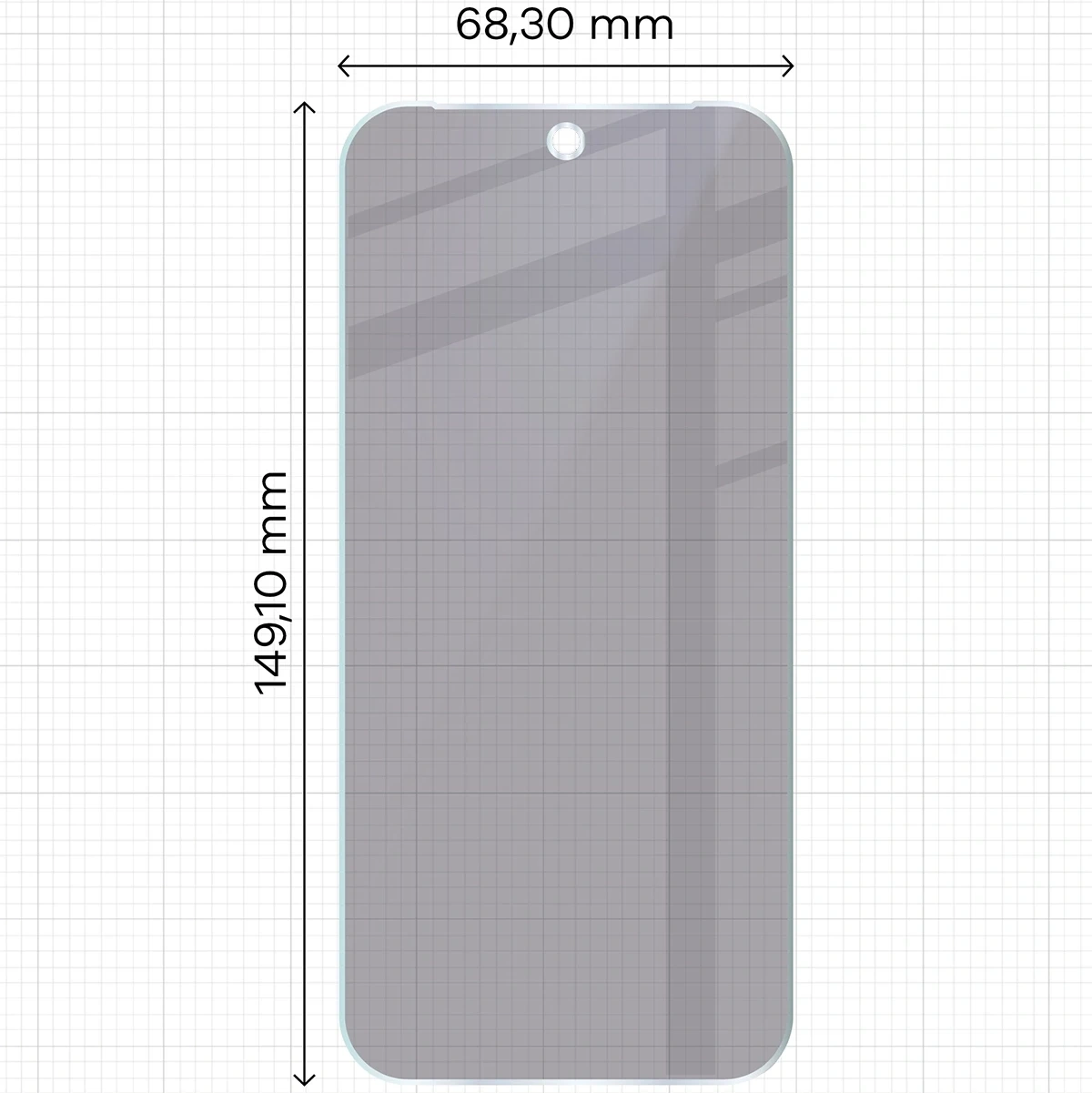 Ochranné sklo Bizon Glass Mule Shadow Google Pixel 10, matte