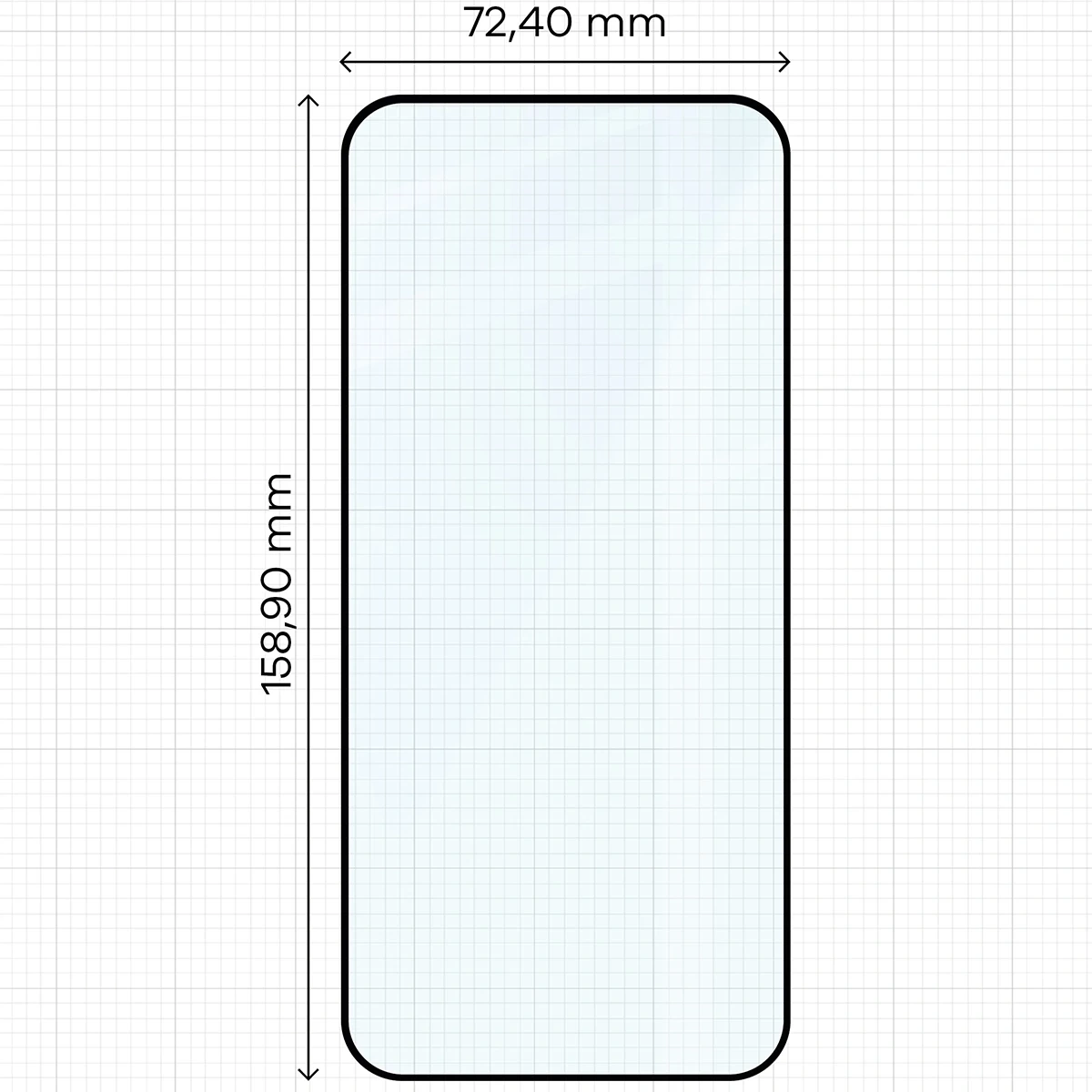 Ochranné sklo Bizon Glass Edge Duo Honor Magic8 Lite, black frame [2 PACK]