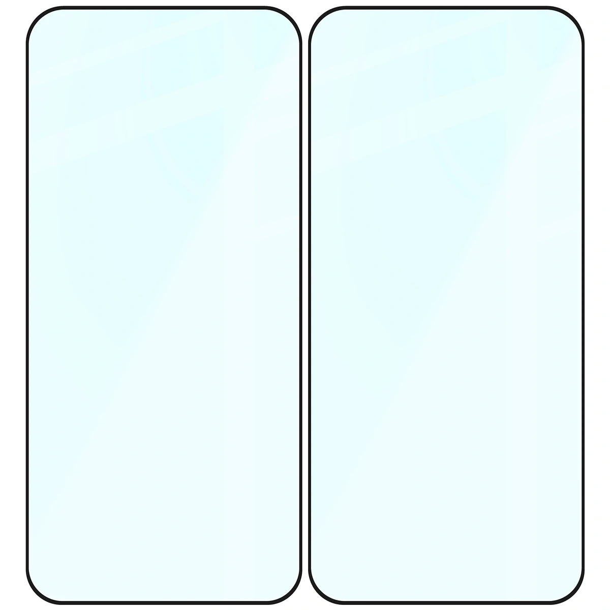 Ochranné sklo Bizon Glass Edge Duo Xiaomi POCO F8 Ultra, black frame [2 PACK]
