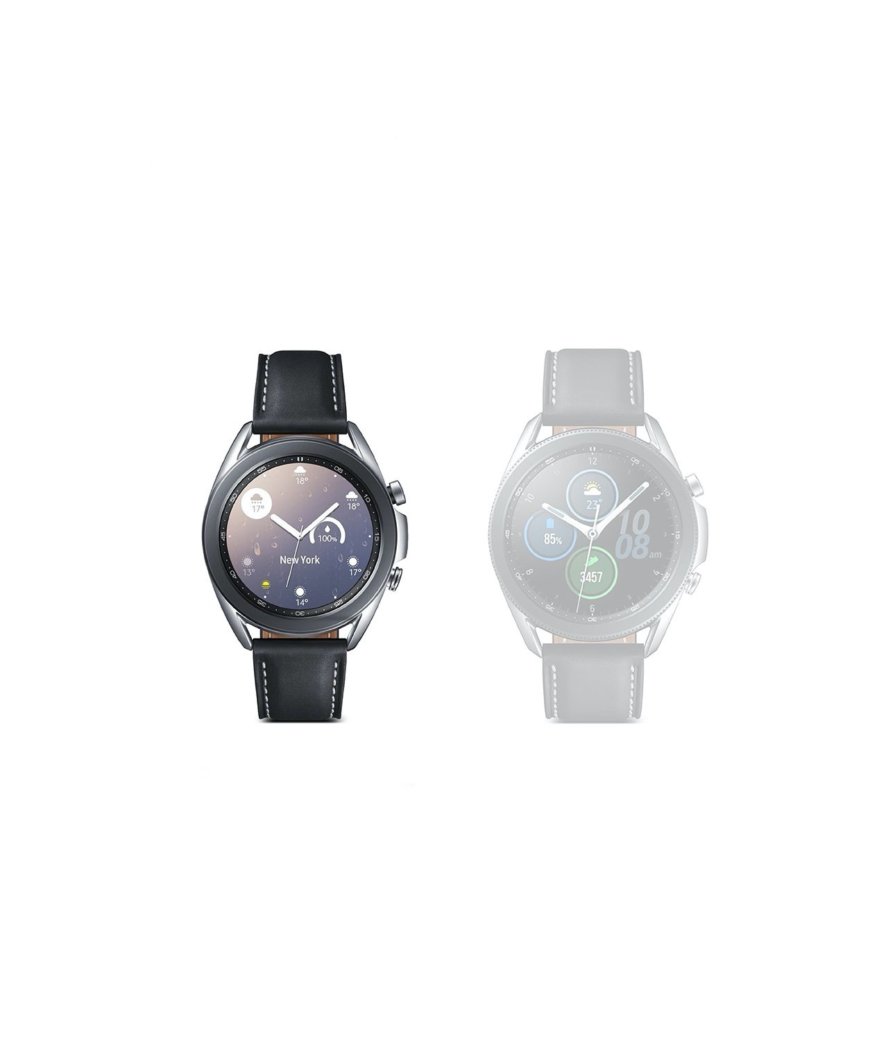 Kryt Ringke Bezel Styling Samsung Galaxy Watch 3 41mm Stainless Steel Silver GW3-41-01