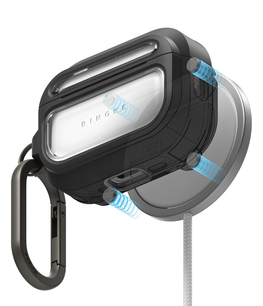 Kryt Ringke UX Magnetic MagSafe Apple AirPods Pro 3 Black/clear
