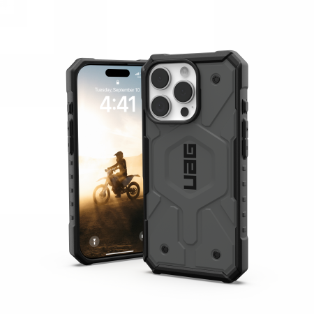Kryt UAG Urban Armor Gear Pathfinder MagSafe Apple iPhone 16 Pro (silver)