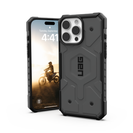 Kryt UAG Urban Armor Gear Pathfinder MagSafe Apple iPhone 16 Pro Max (silver)