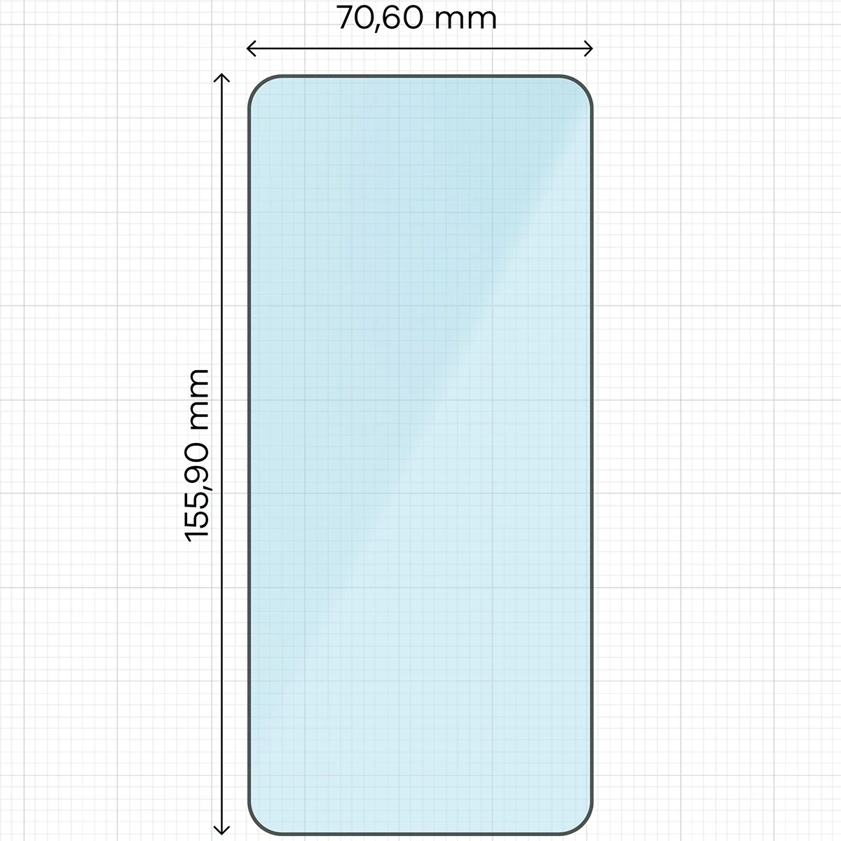 Kryt Bizon Smart 2.5D Glass Motorola Edge 70