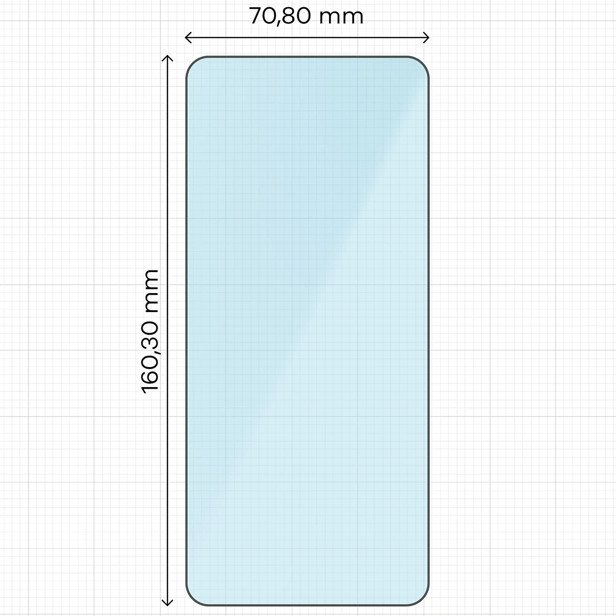 Kryt Bizon Smart 2.5D Glass Motorola Moto G57 Power / G67 Power