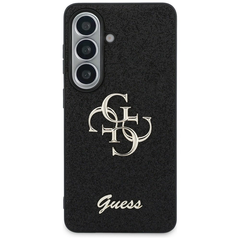 Kryt Guess Fixed Glitter Big 4G Metal Logo Samsung Galaxy S26 black