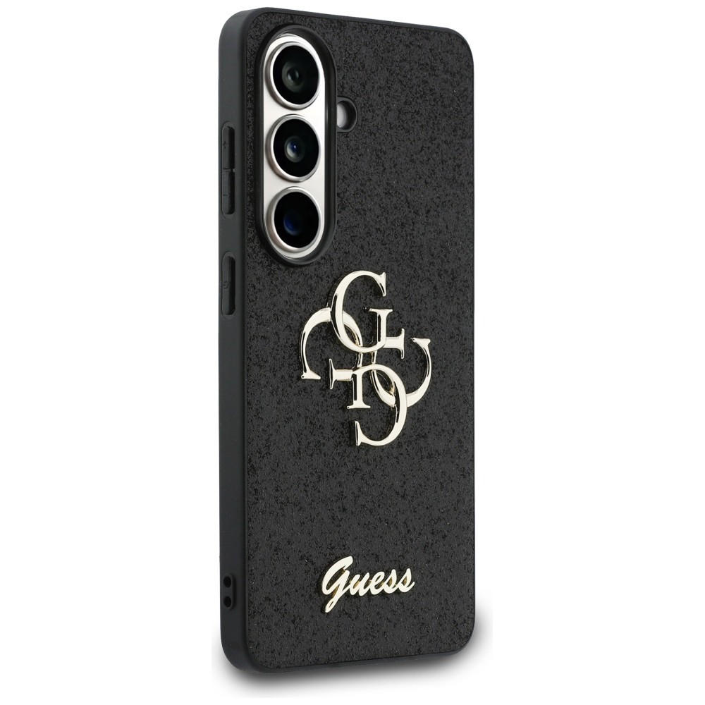Kryt Guess Fixed Glitter Big 4G Metal Logo Samsung Galaxy S26 black
