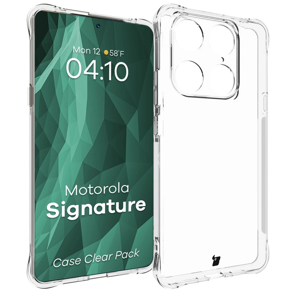 Kryt Bizon Case Clear Pack Motorola Signature