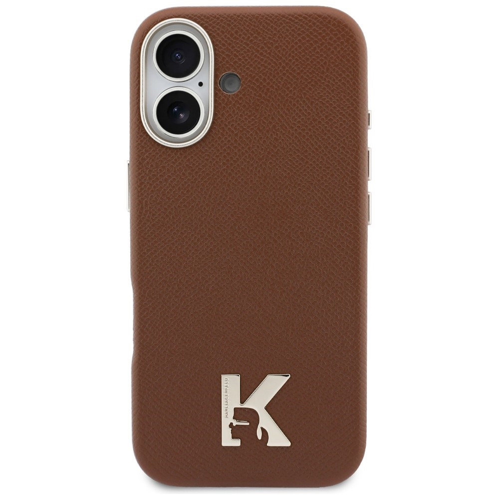 Kryt Karl Lagerfeld Karl Head Logo MagSafe Apple iPhone 17 brown