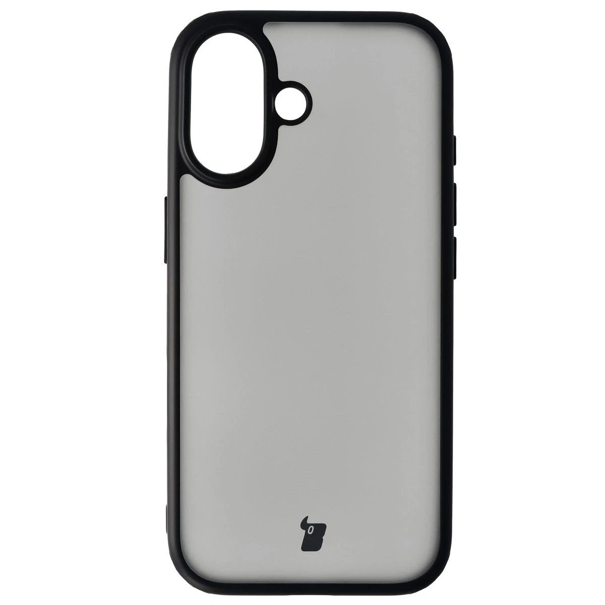 Kryt Bizon Angelo Pack Apple iPhone 17, smoked with a black frame