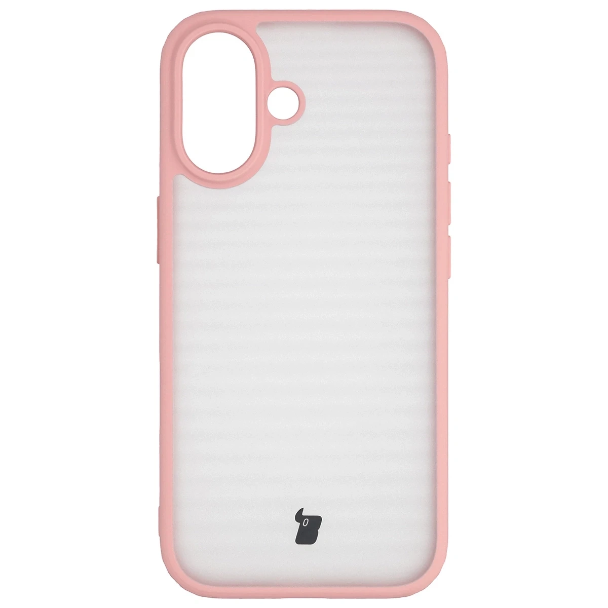 Kryt Bizon Angelo Pack Apple iPhone 17, smoky with a light pink frame