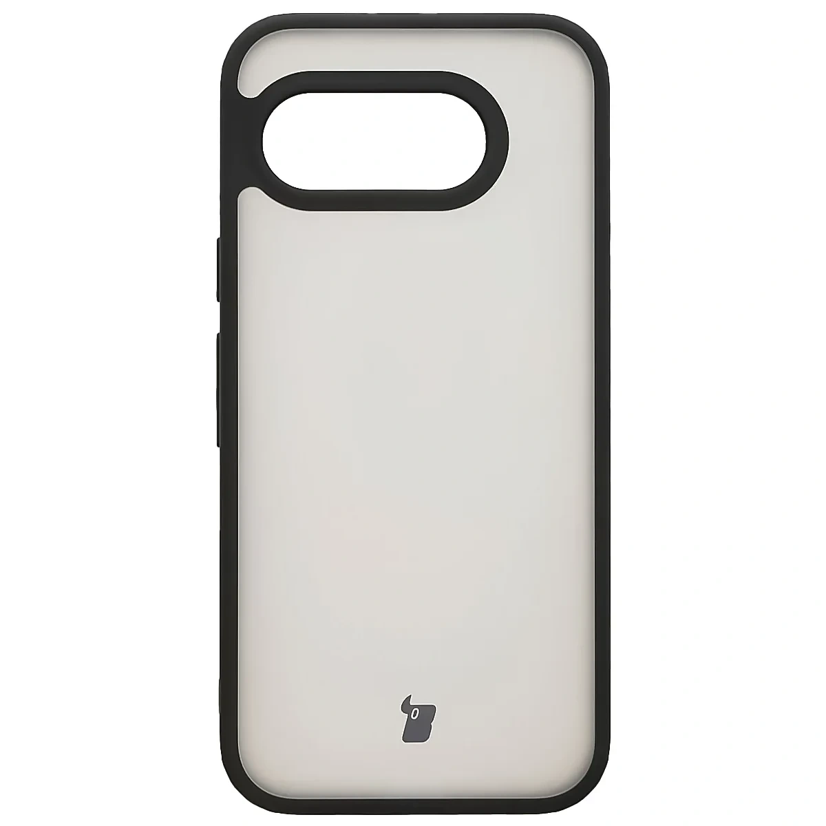 Kryt Bizon Angelo Pack Google Pixel 9a, smoked with a black frame