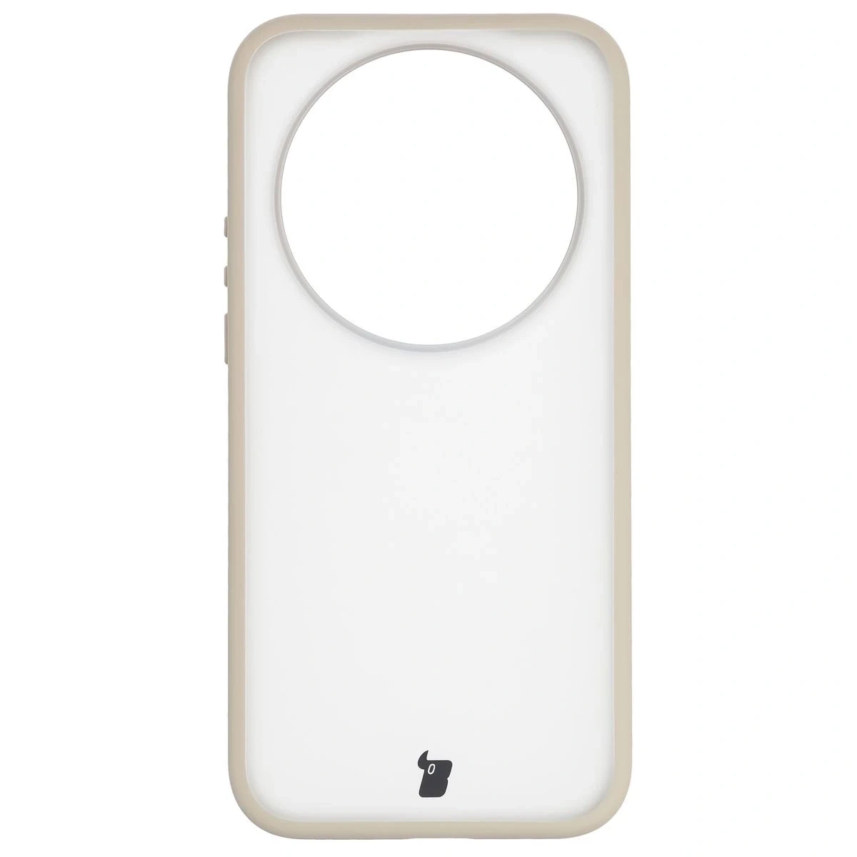 Kryt Bizon Angelo Pack Xiaomi 17 Ultra, smoked with a beige frame
