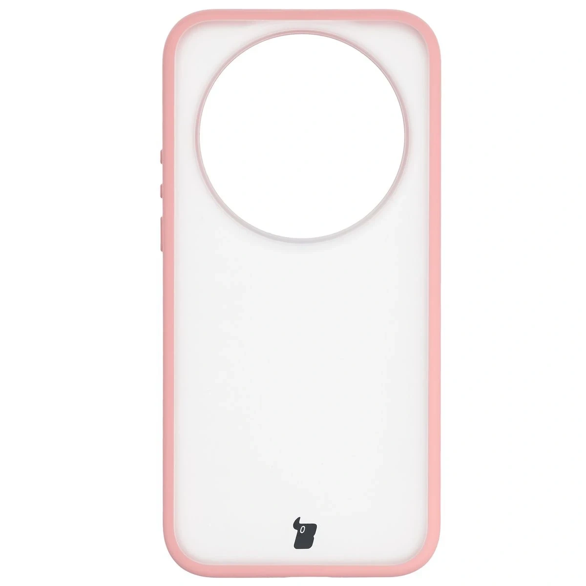 Kryt Bizon Angelo Pack Xiaomi 17 Ultra, smoky with a light pink frame