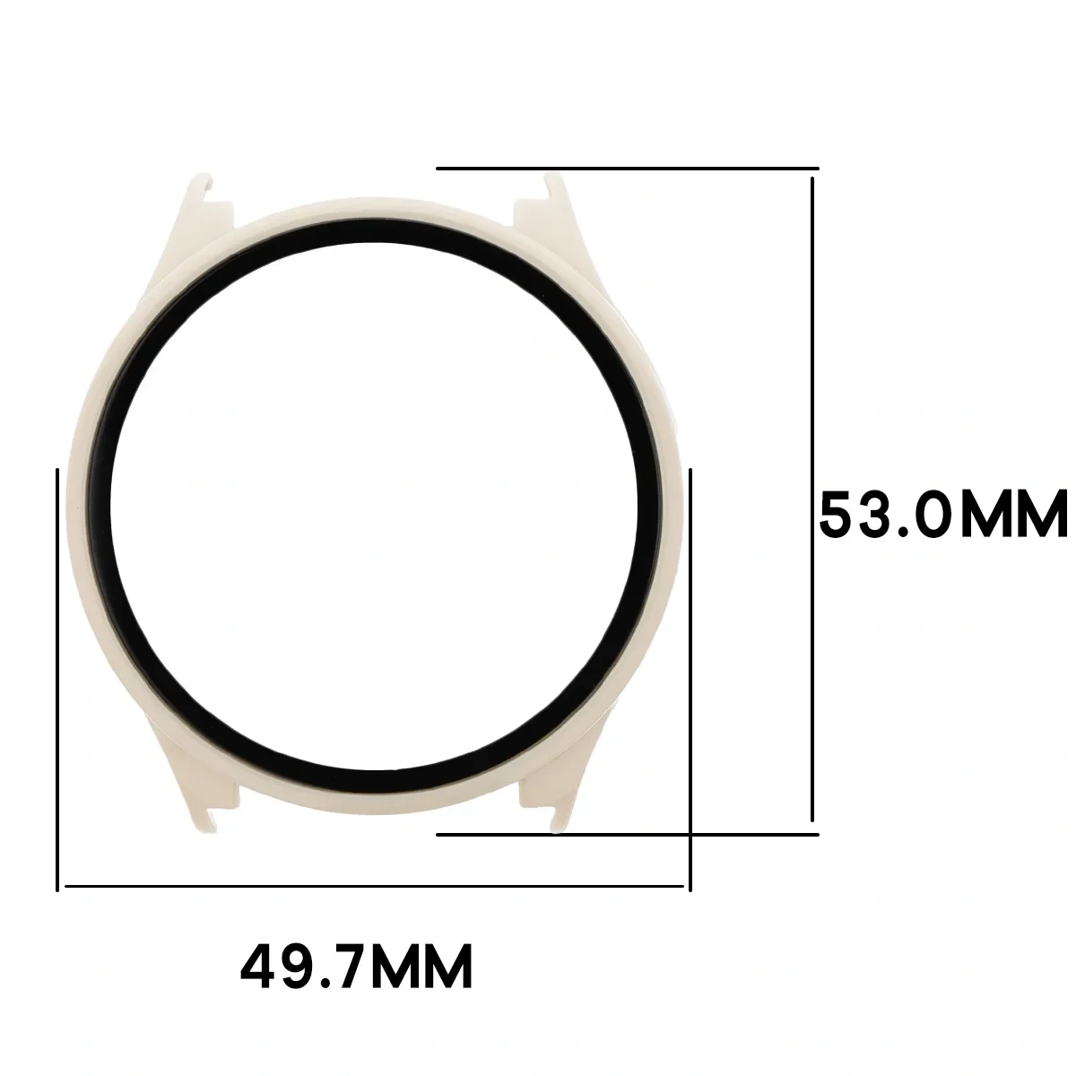 Kryt Bizon Case Watch Adamo Xiaomi Watch 5, beige