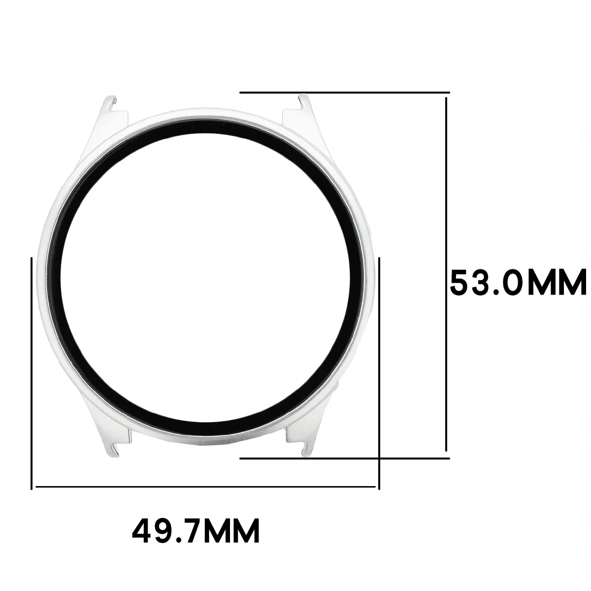 Kryt Bizon Case Watch Adamo Xiaomi Watch 5, satin silver