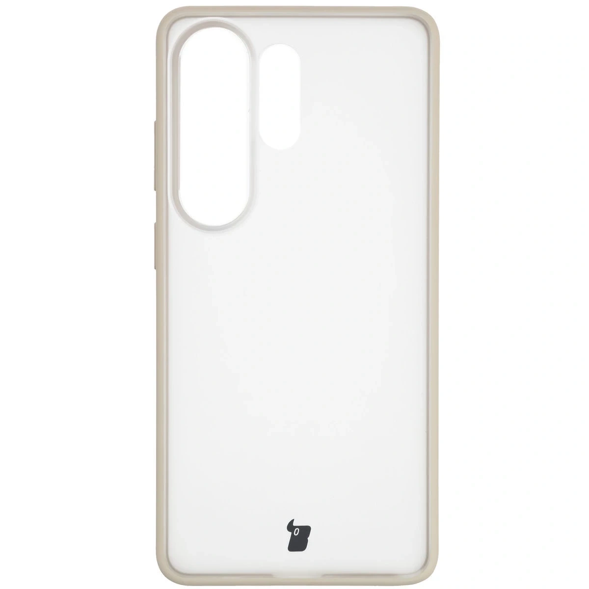 Kryt Bizon Angelo Pack Samsung Galaxy S26 Ultra, smoky with a beige frame
