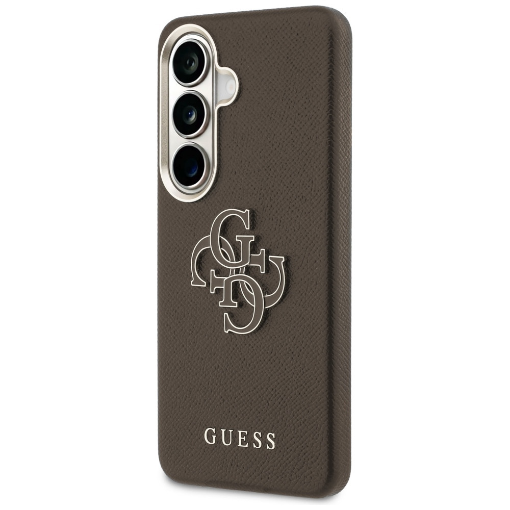 Kryt Guess Grained Big 4G Metal Logo Samsung Galaxy S26+ Plus brown