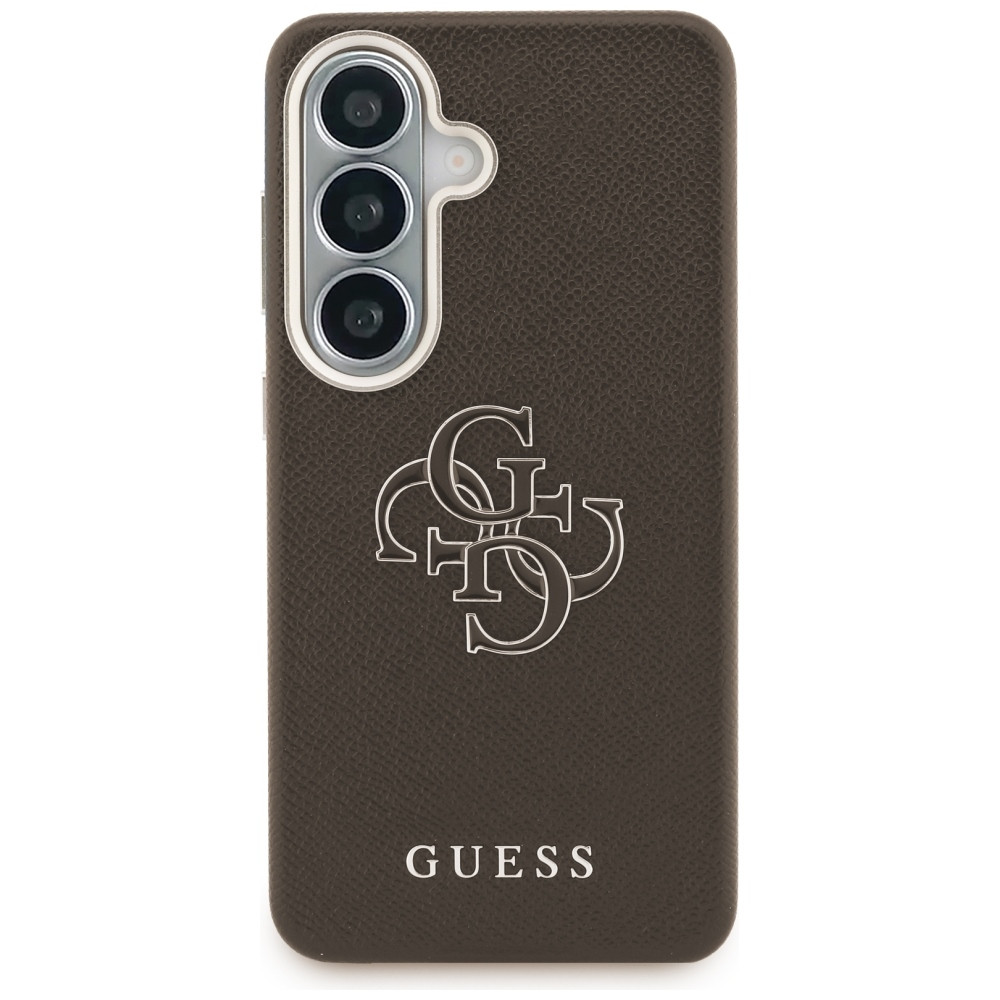 Kryt Guess Grained Big 4G Metal Logo Samsung Galaxy S26+ Plus brown
