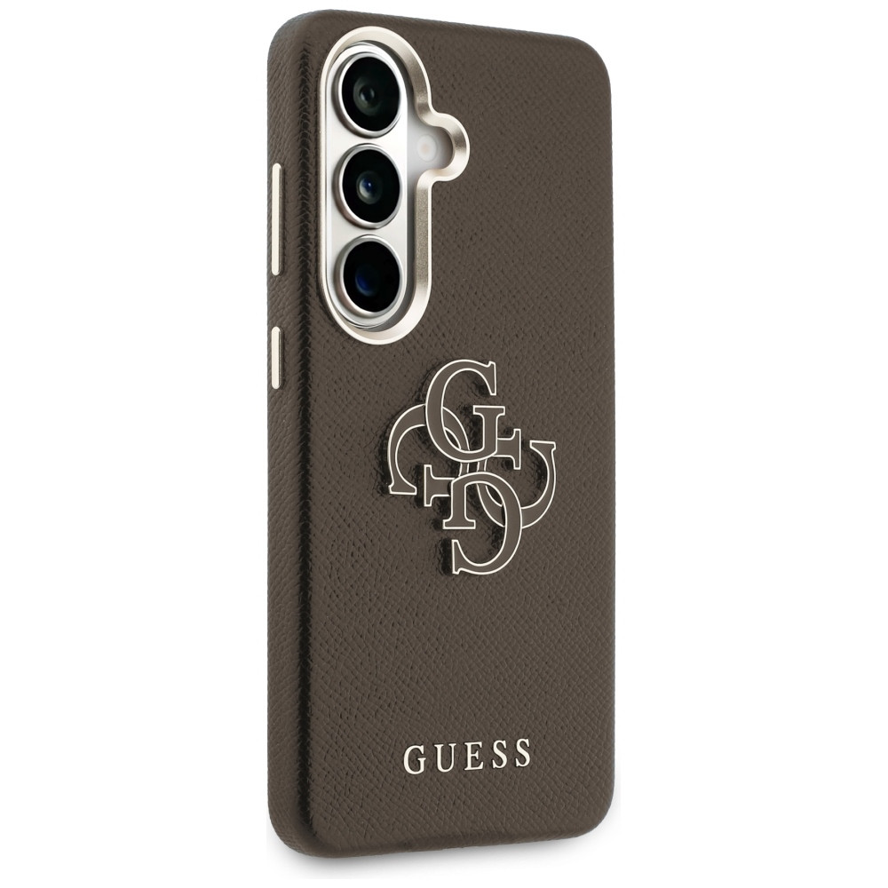 Kryt Guess Grained Big 4G Metal Logo Samsung Galaxy S26+ Plus brown