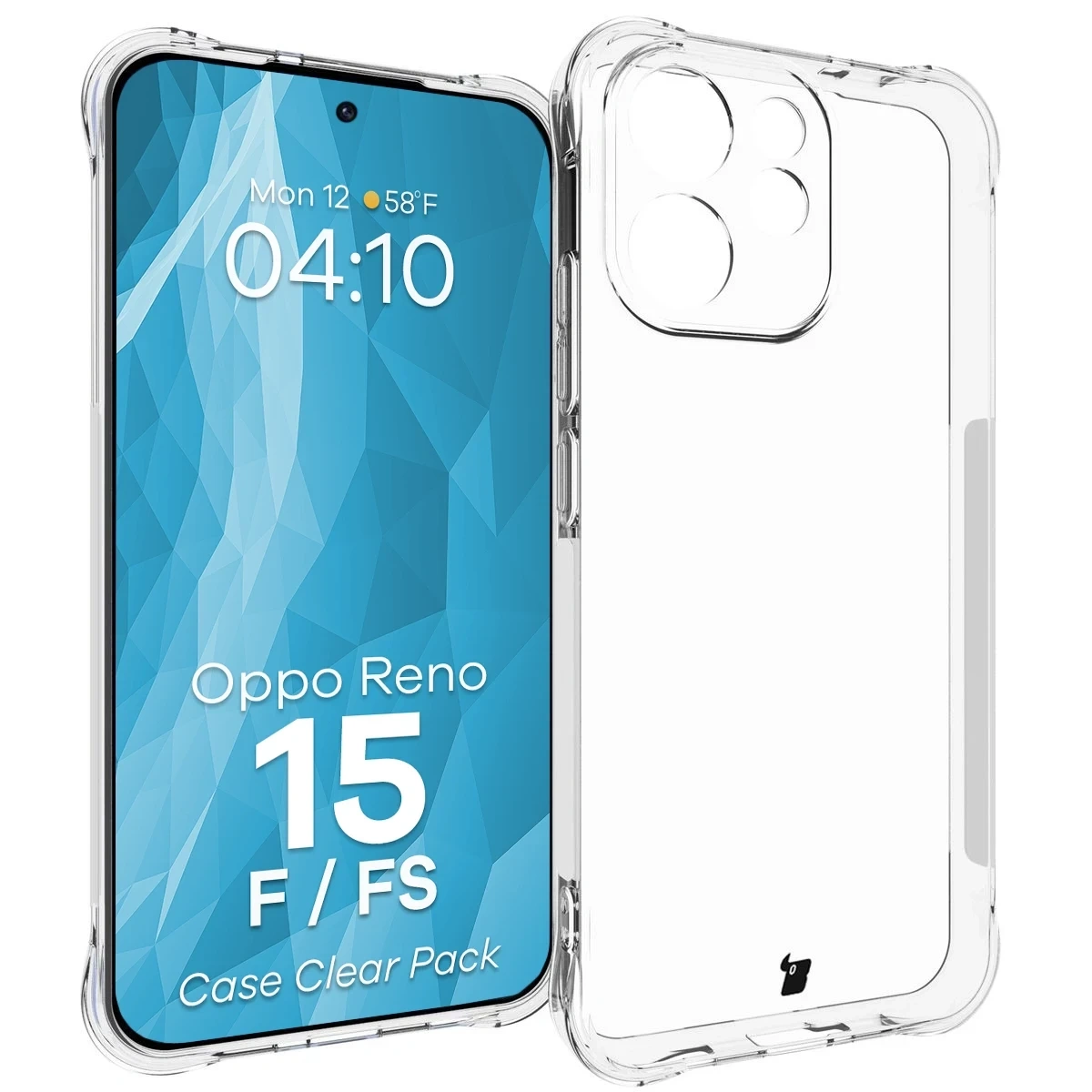 Kryt Bizon Case Clear Pack Oppo Reno 15 F / FS