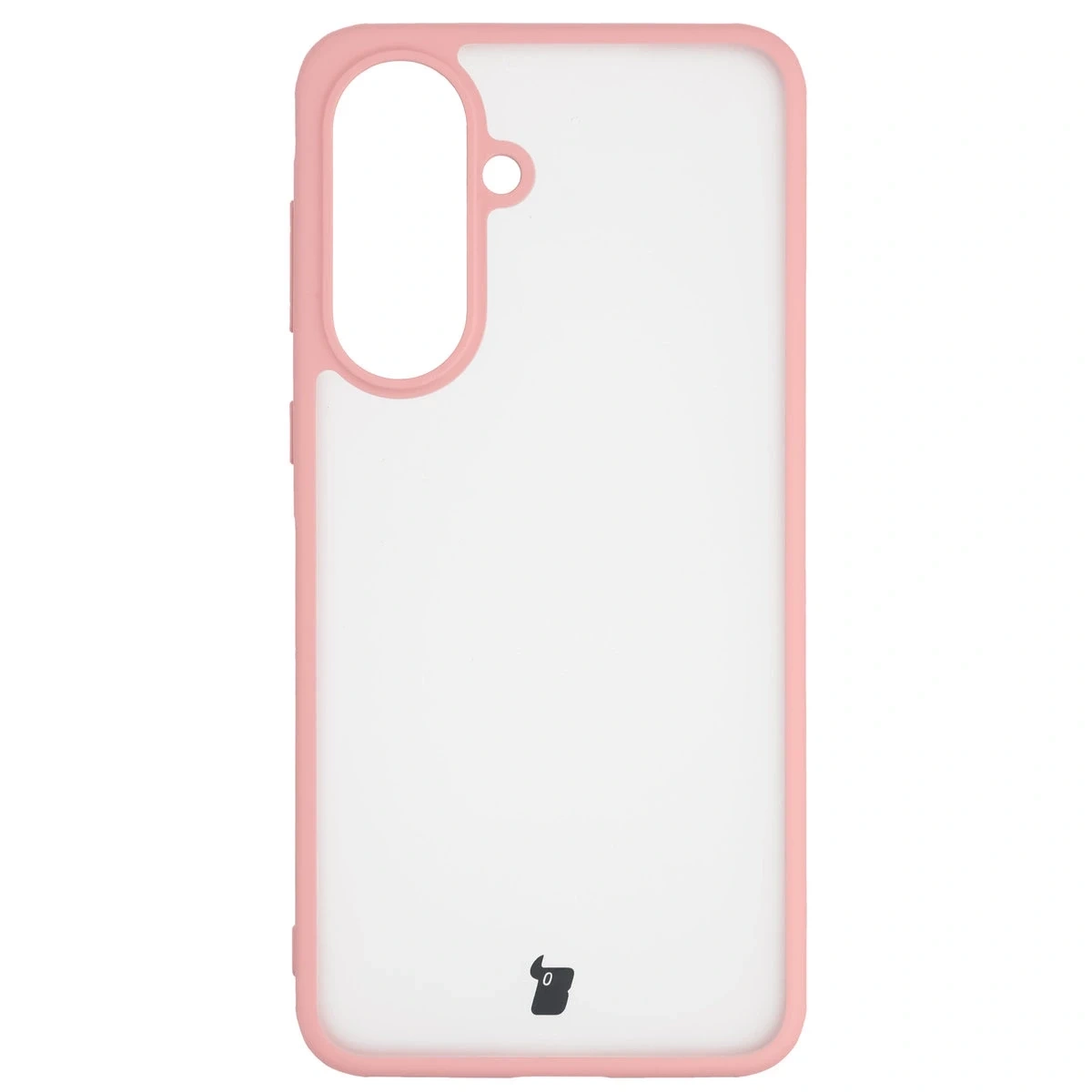 Kryt Bizon Angelo Pack Samsung Galaxy A57 5G, smoky with a light pink frame