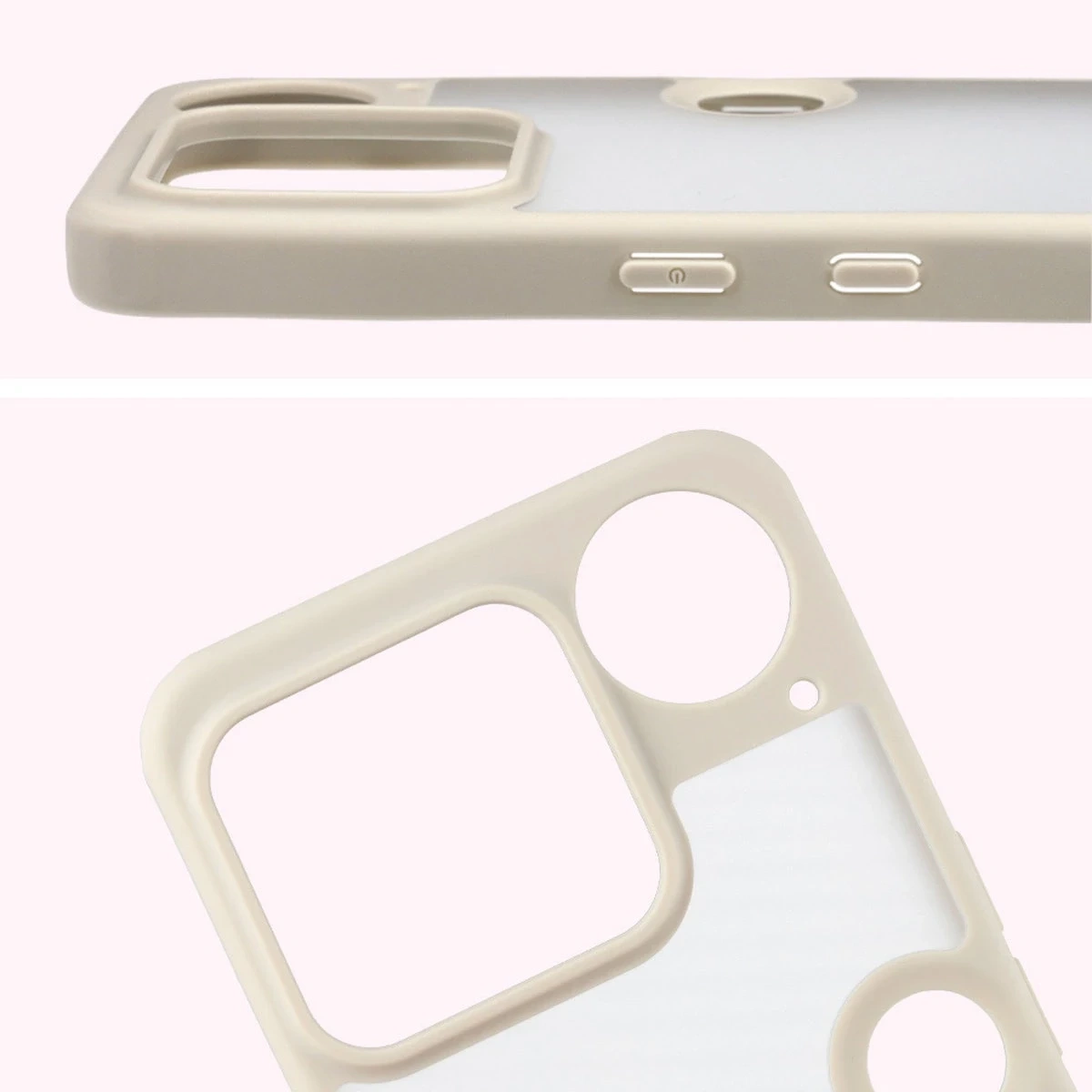 Kryt Bizon Angelo Pack Nothing Phone (3), smoked with a beige frame