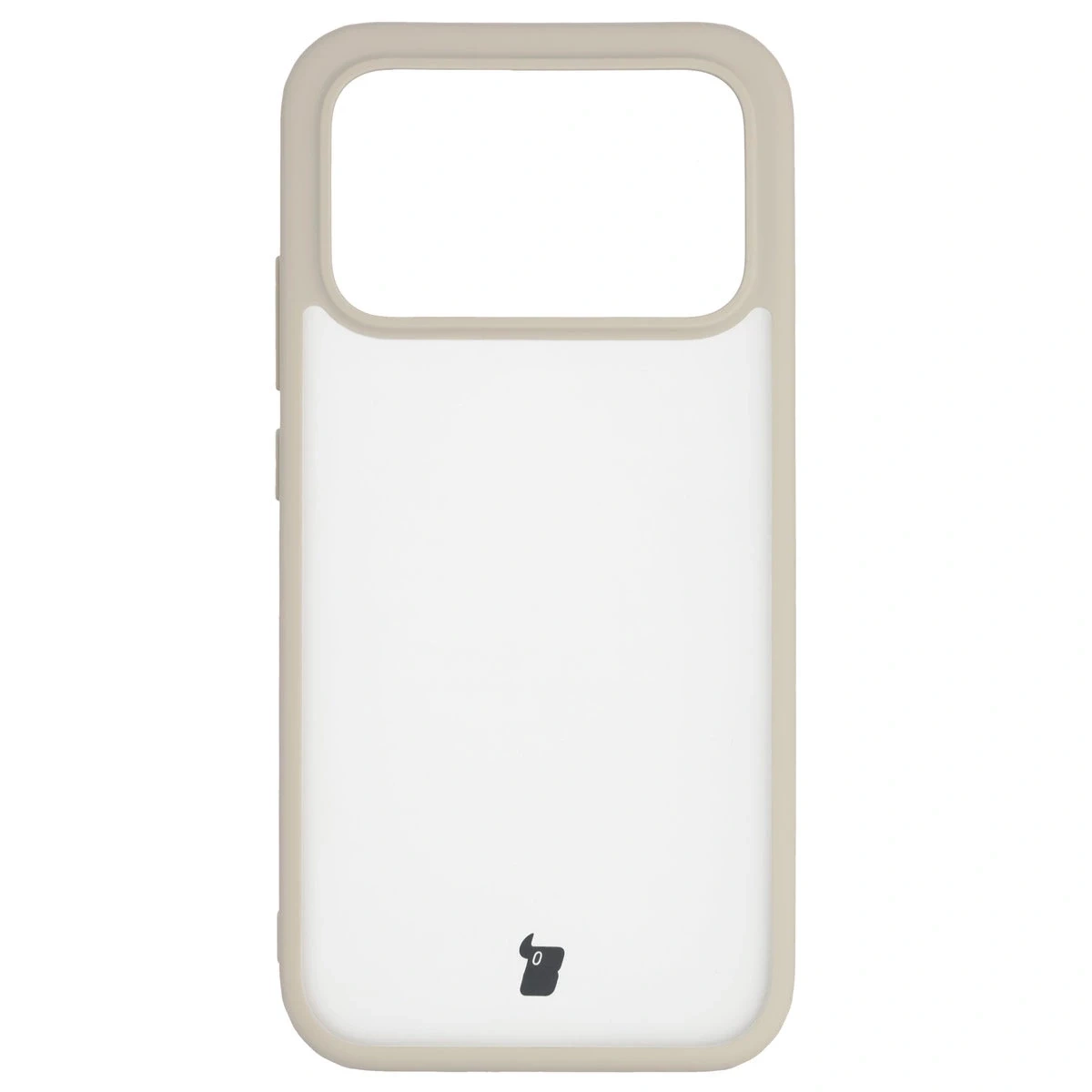 Kryt Bizon Angelo Pack Xiaomi POCO F8 Pro, smoky with a beige frame