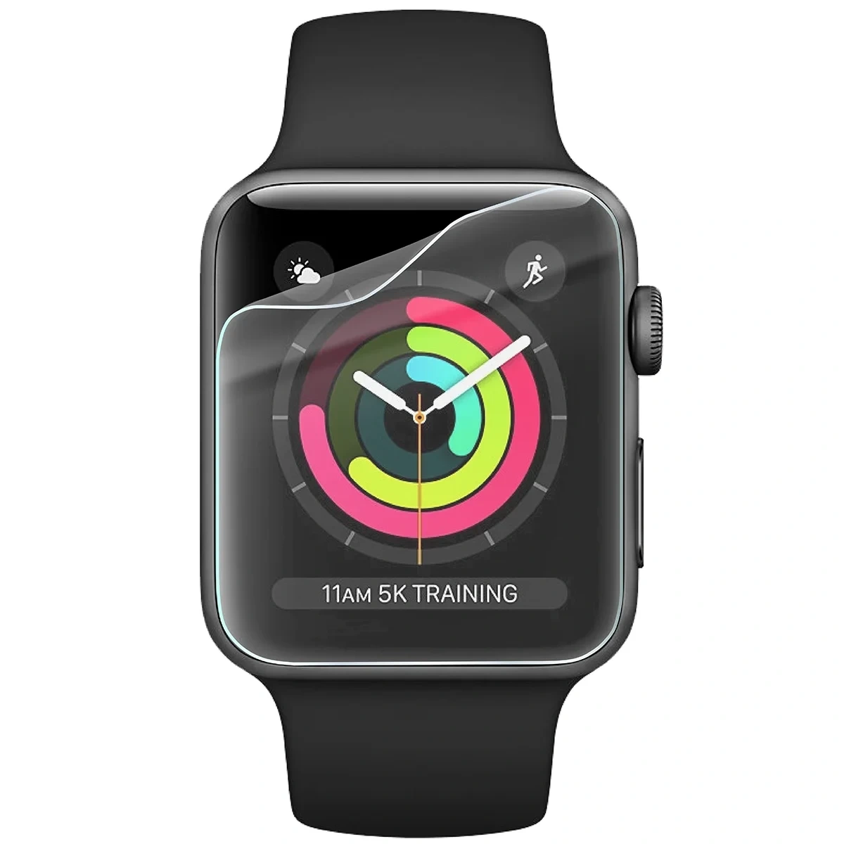 Bizon Watch Film HydroFlex Apple Watch 3 / 2 / 1 42 mm [3 PACK]