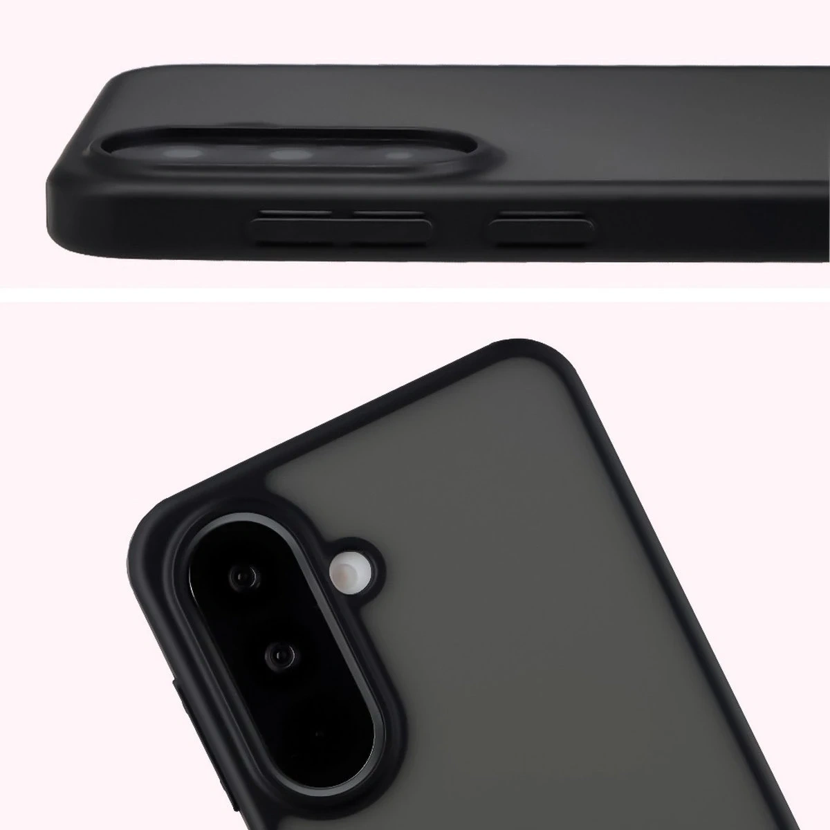 Kryt Bizon Angelo Pack Samsung Galaxy A37 5G / A36 5G, smoked with a black frame