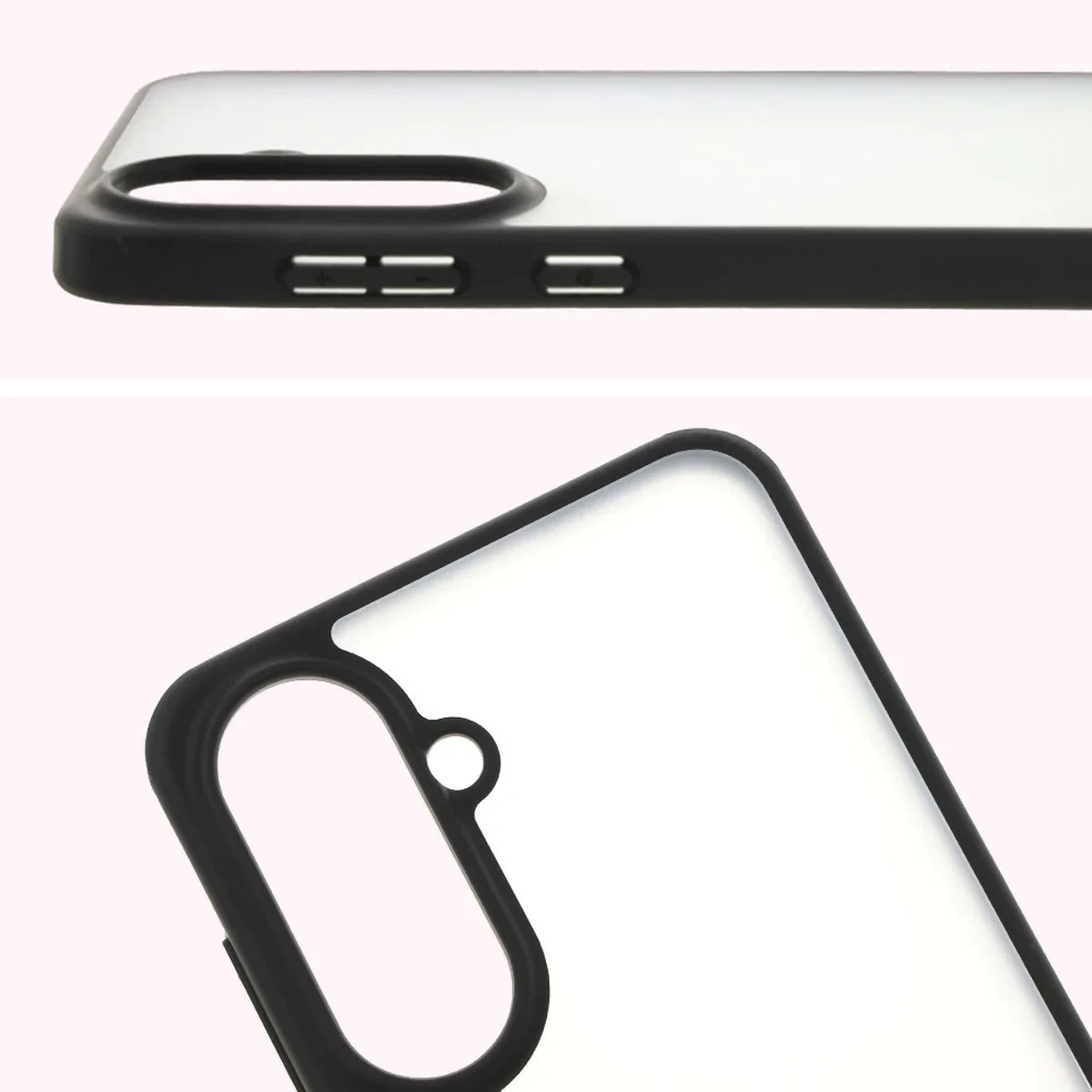 Kryt Bizon Angelo Pack Samsung Galaxy A56 5G, smoked with a black frame