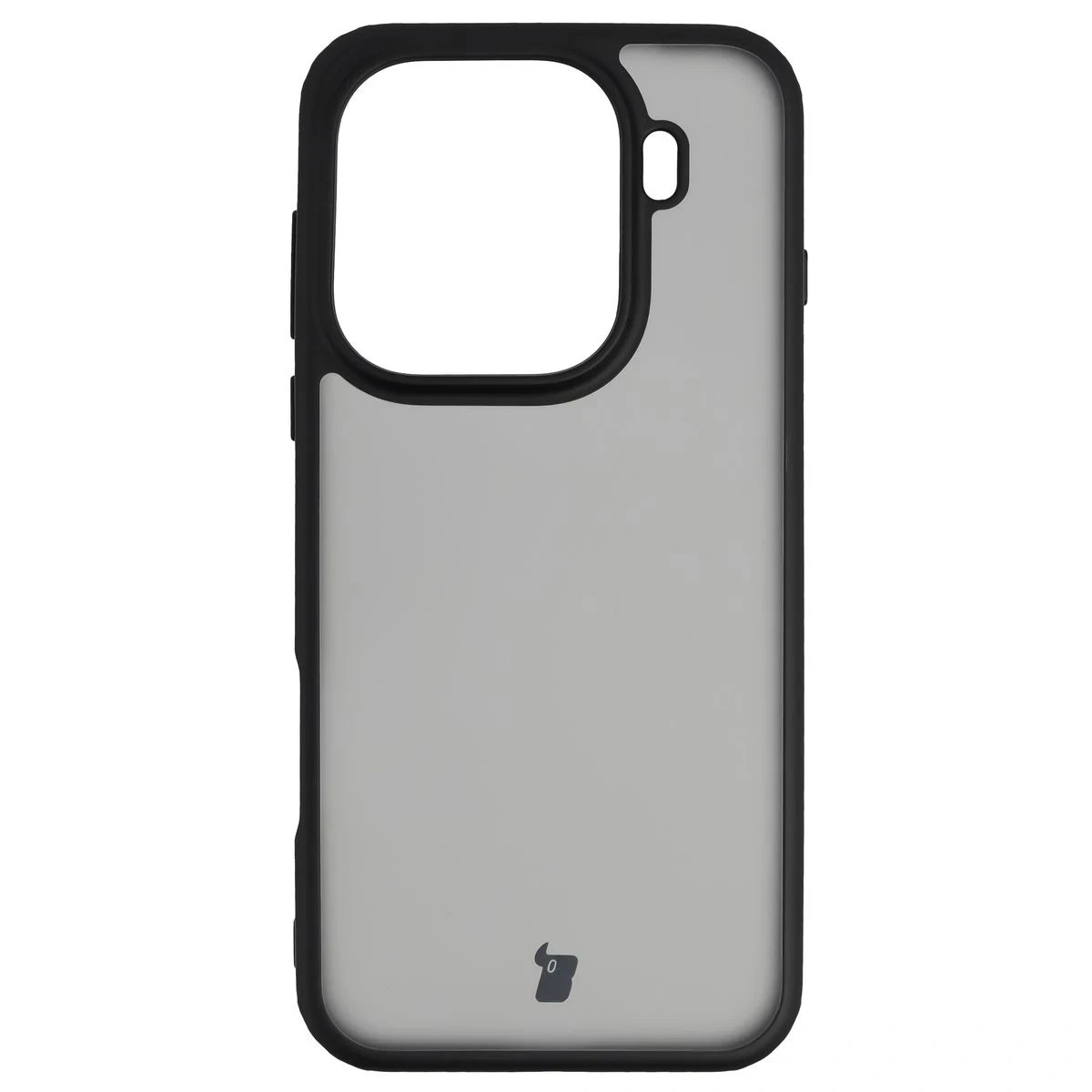 Kryt Bizon Angelo Pack case + tempered glass for Oppo Find X9 Pro, smoked with black frame