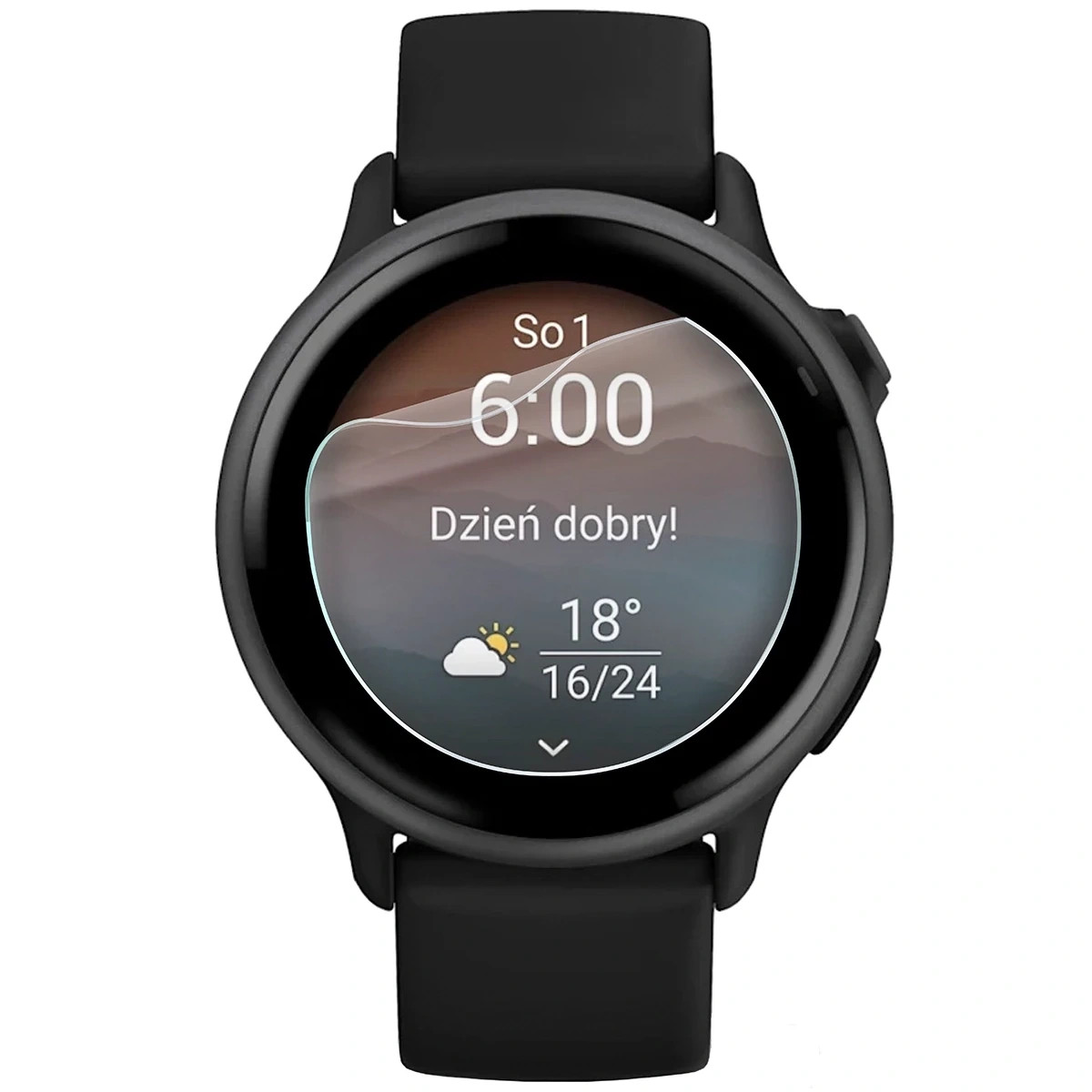 Kryt Bizon Watch Film HydroFlex Garmin Vivoactive 6 [3 PACK]