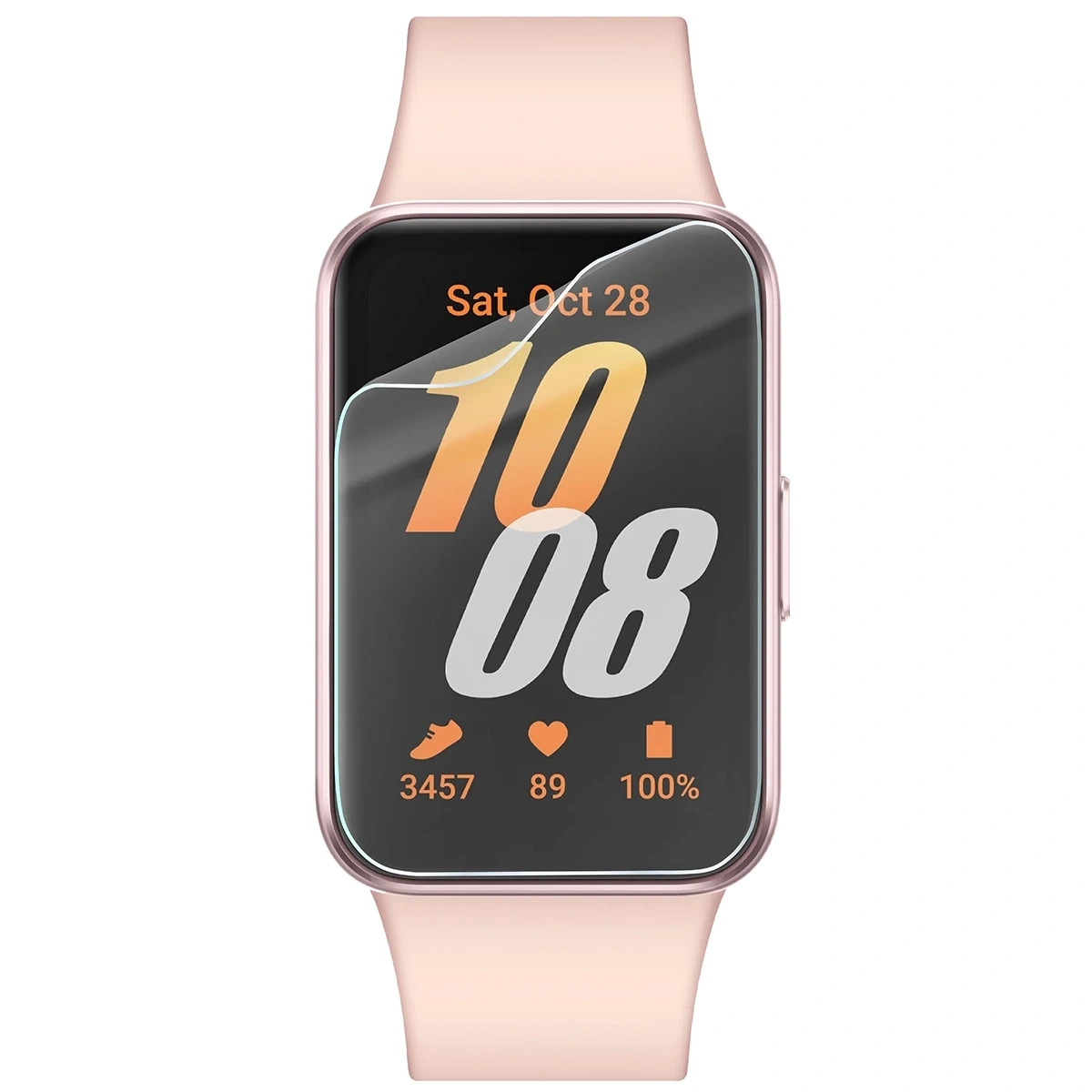 Kryt Bizon Watch Film HydroFlex Samsung Galaxy Fit 3 [3 PACK]