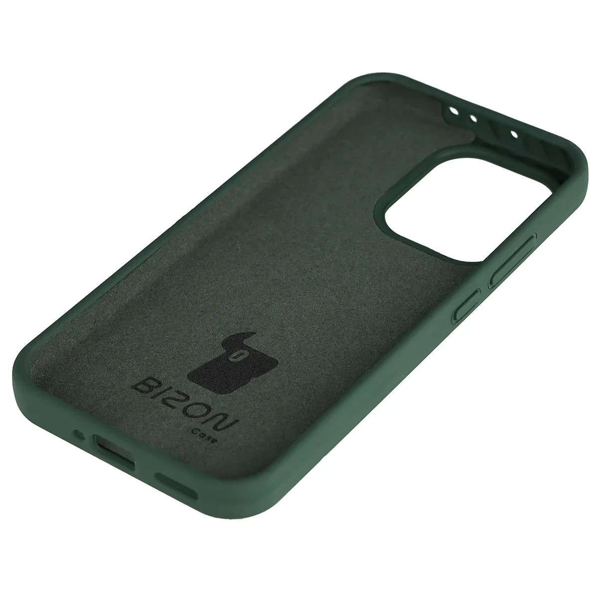 Kryt Bizon Soft Case Oppo Reno 15 Pro, dark green